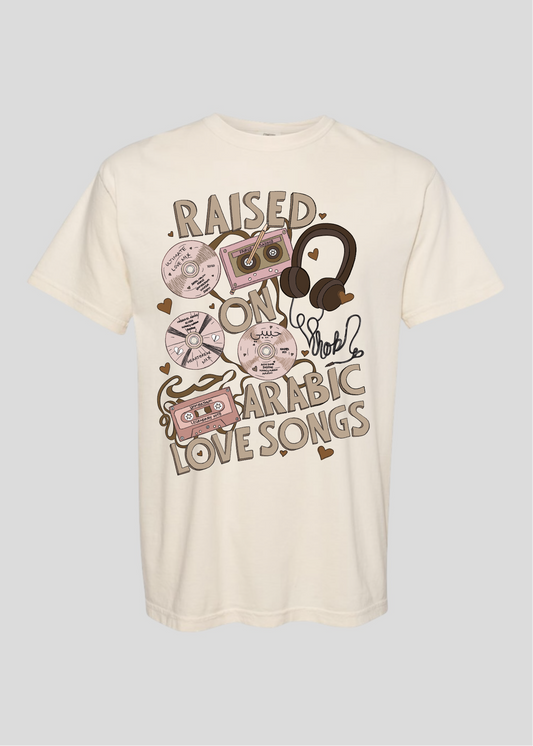 Raised on Arabic Love Songs Retro Tee