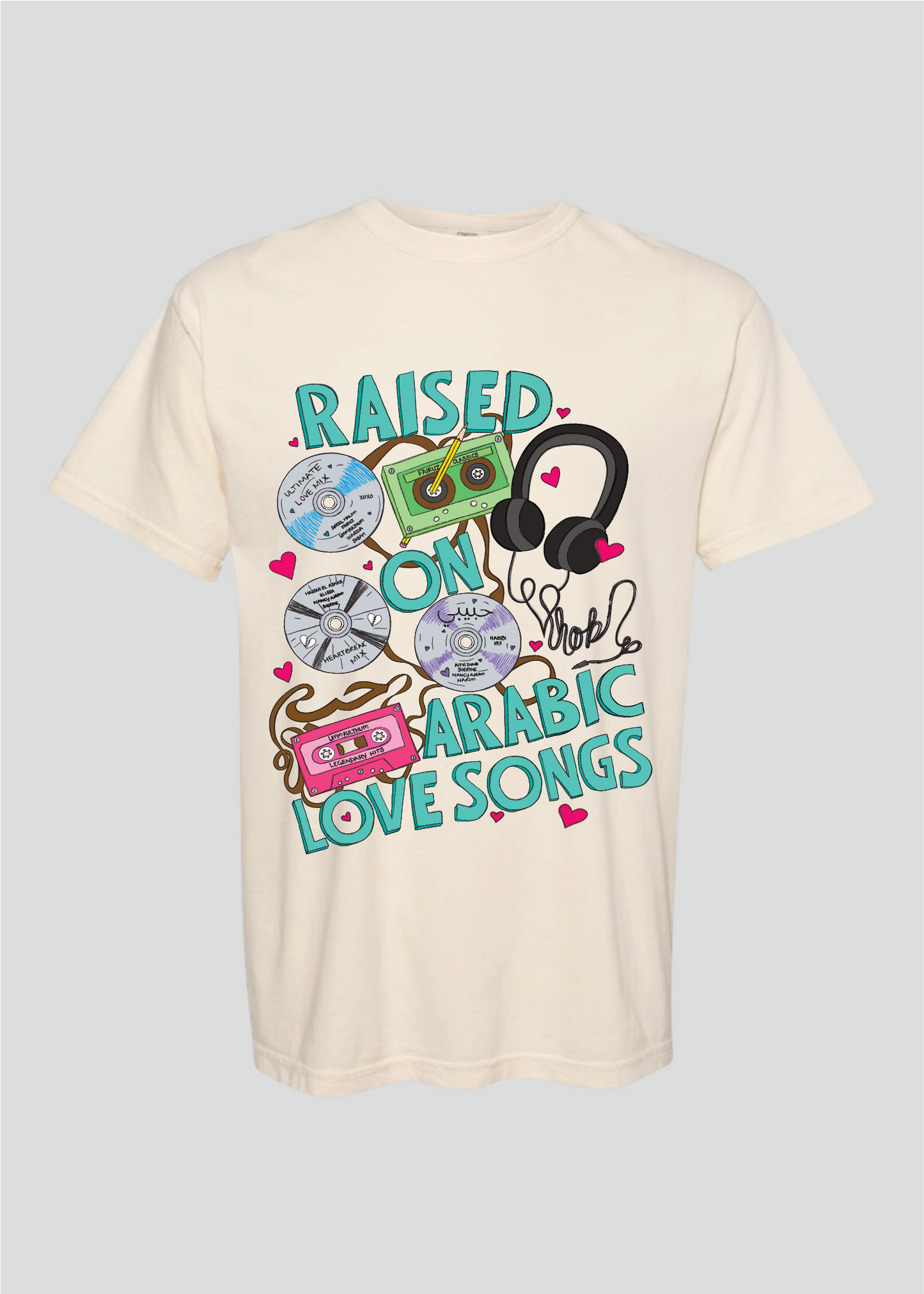 Raised on Arabic Love Songs Tee