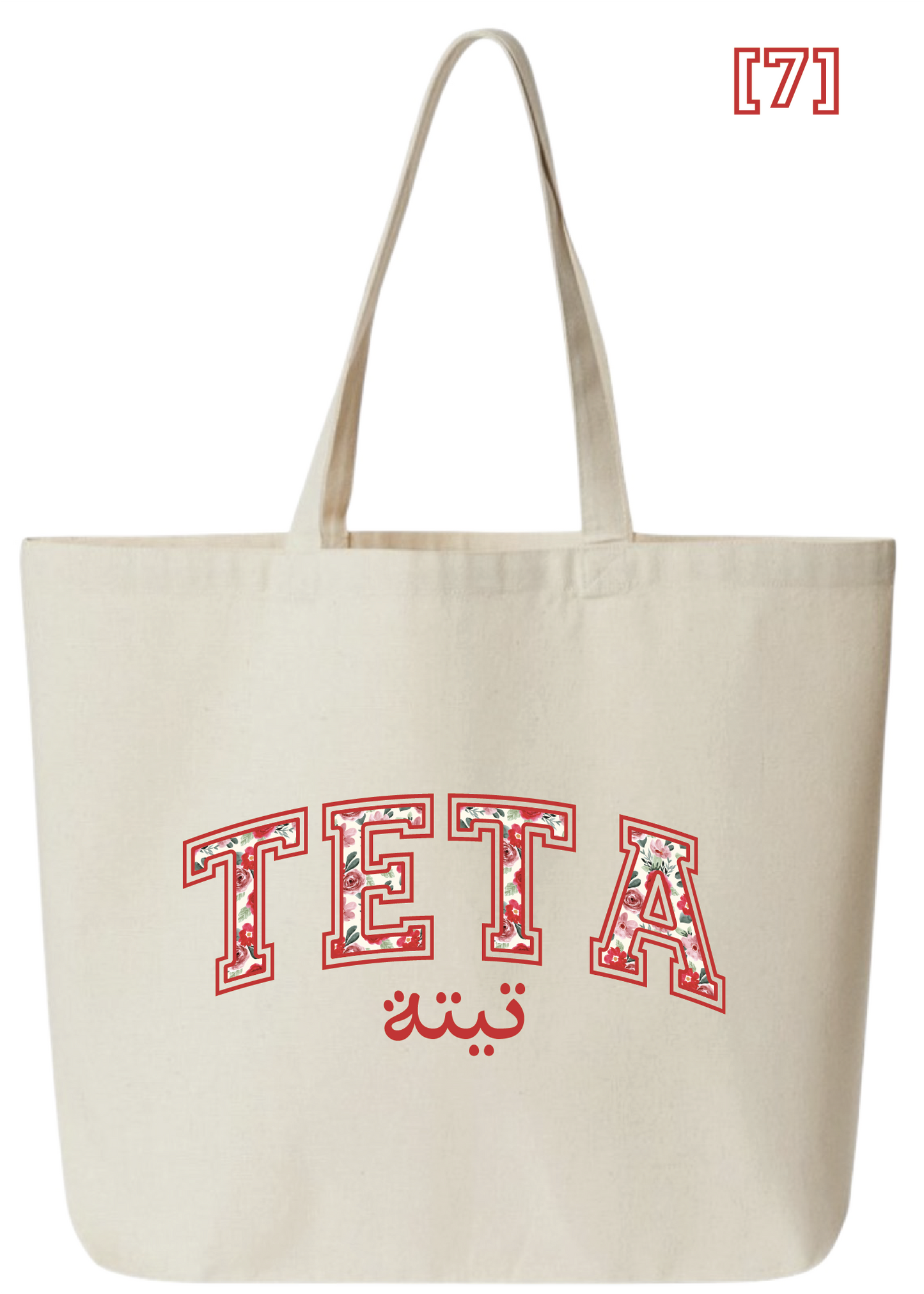 Floral Teta Jumbo Tote