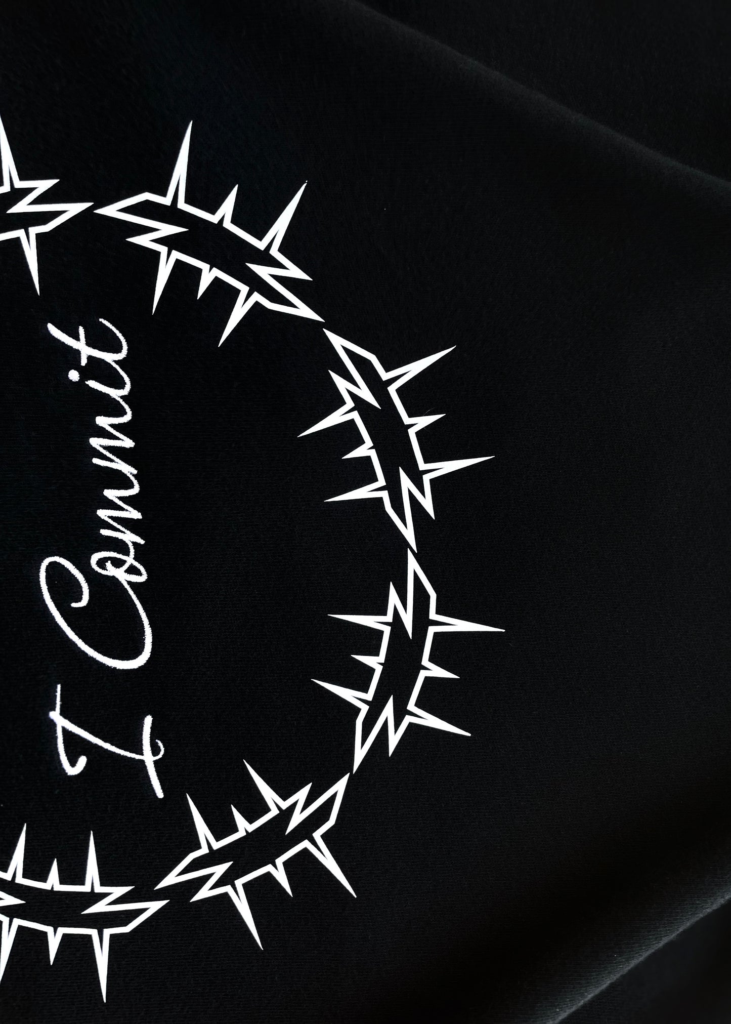 Embroidered and Printed Last Words of Christ Hoodies