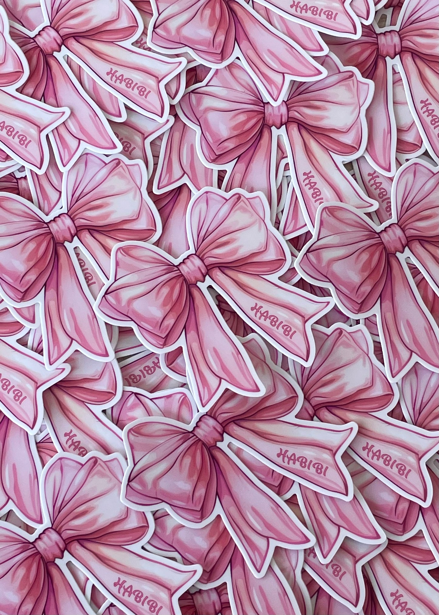 Habibi Bow Vinyl Sticker