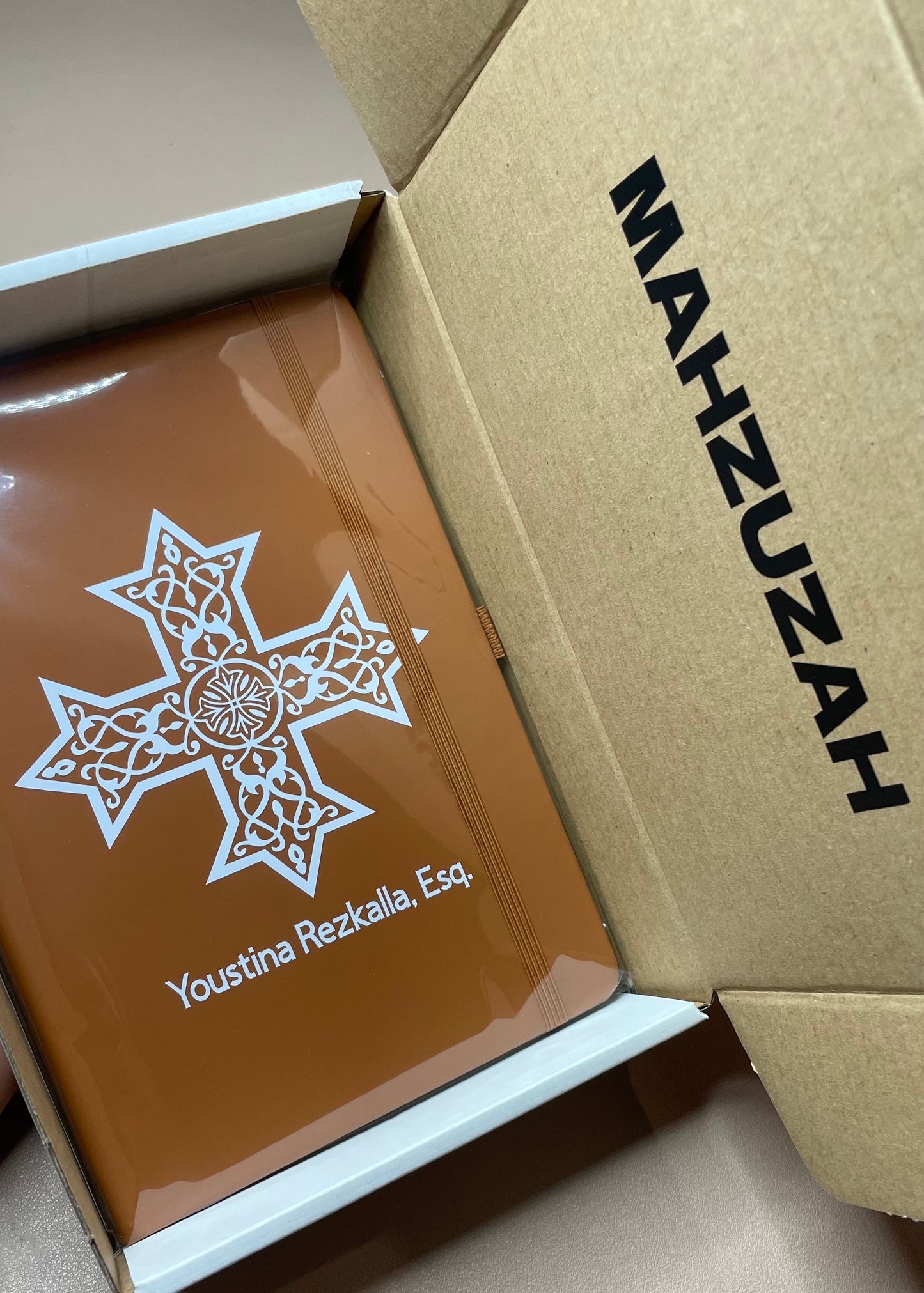 Limited Edition Textured Customizable Coptic Cross Journals