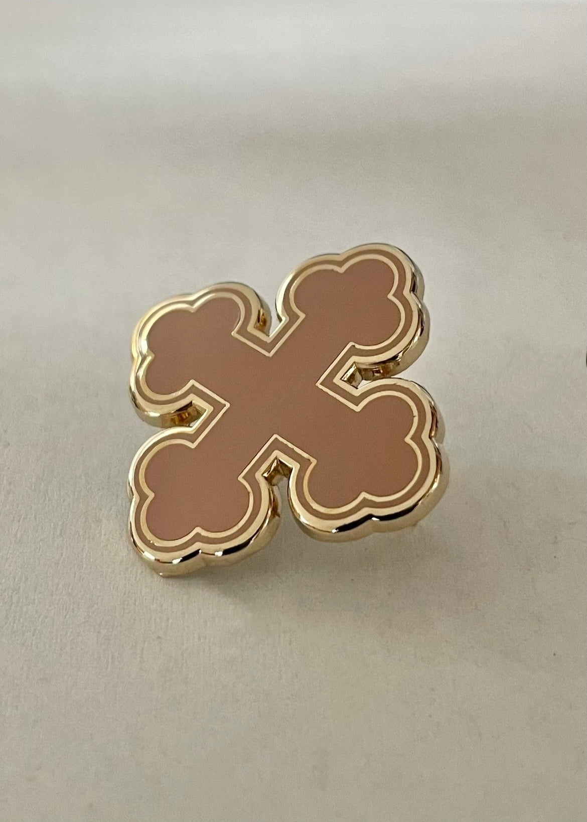 Round Coptic Cross Pins