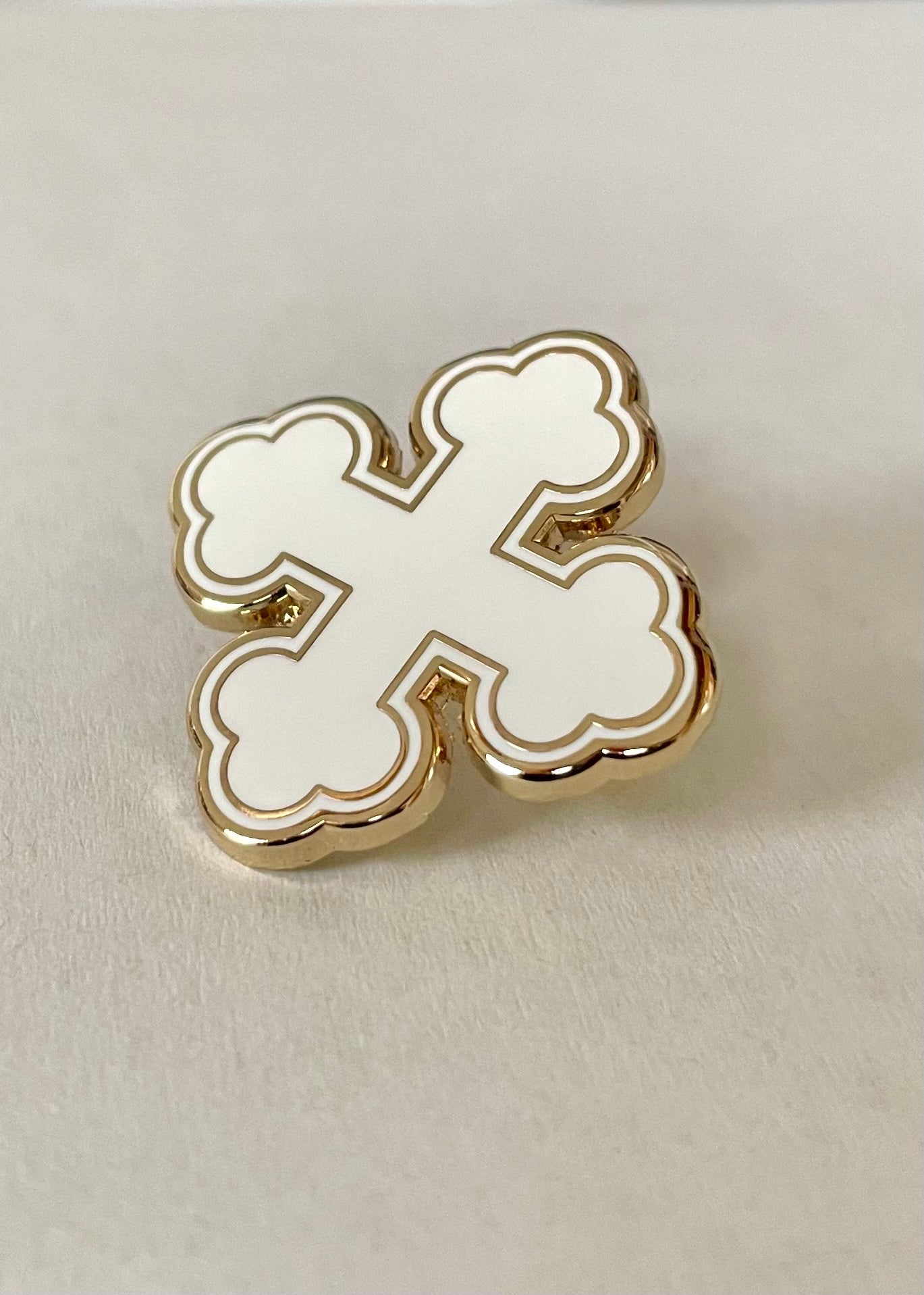 Round Coptic Cross Pins