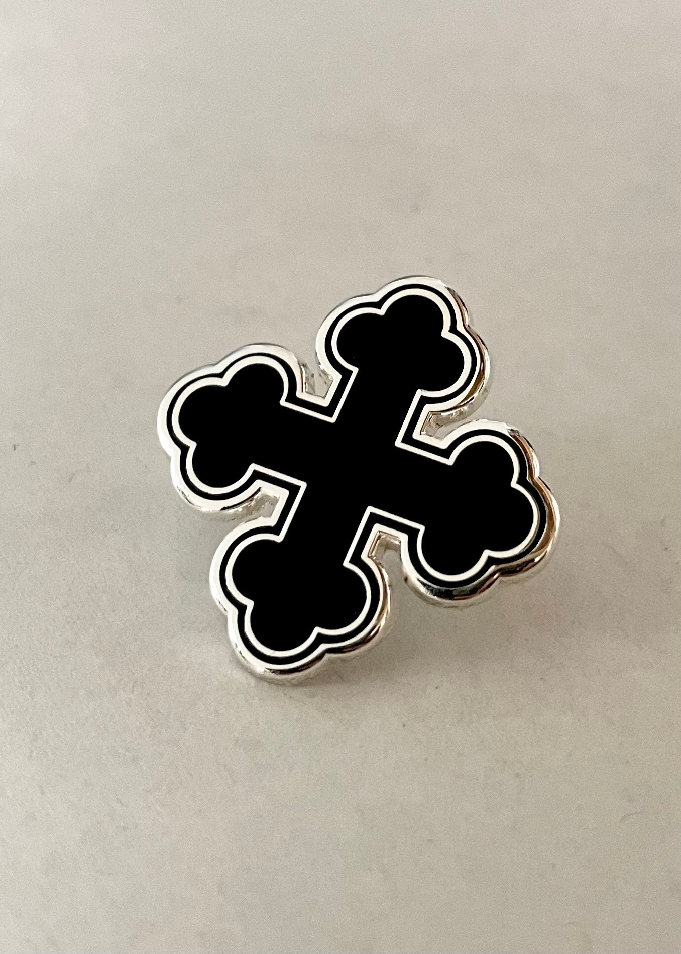 Round Coptic Cross Pins