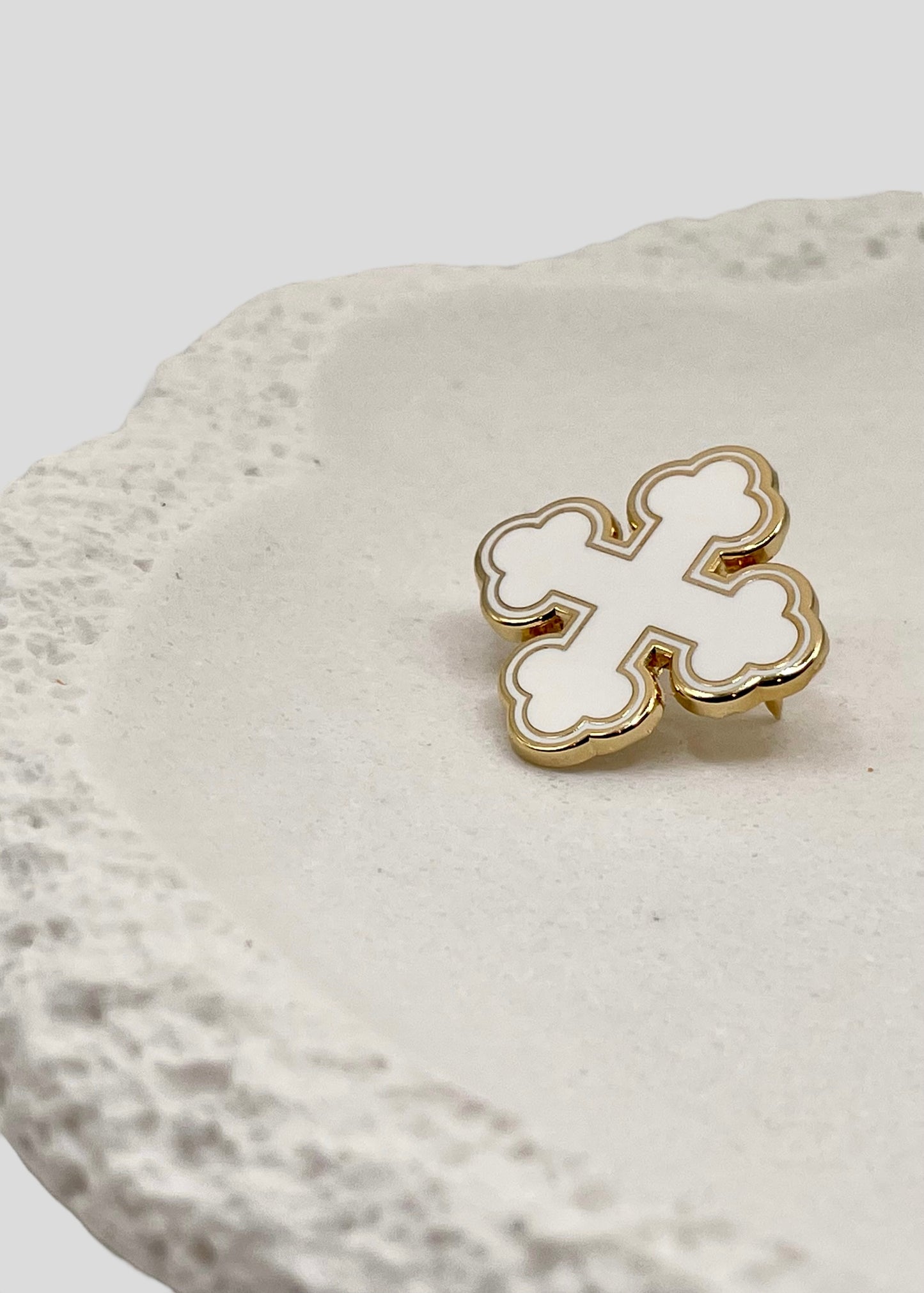 Round Coptic Cross Pins