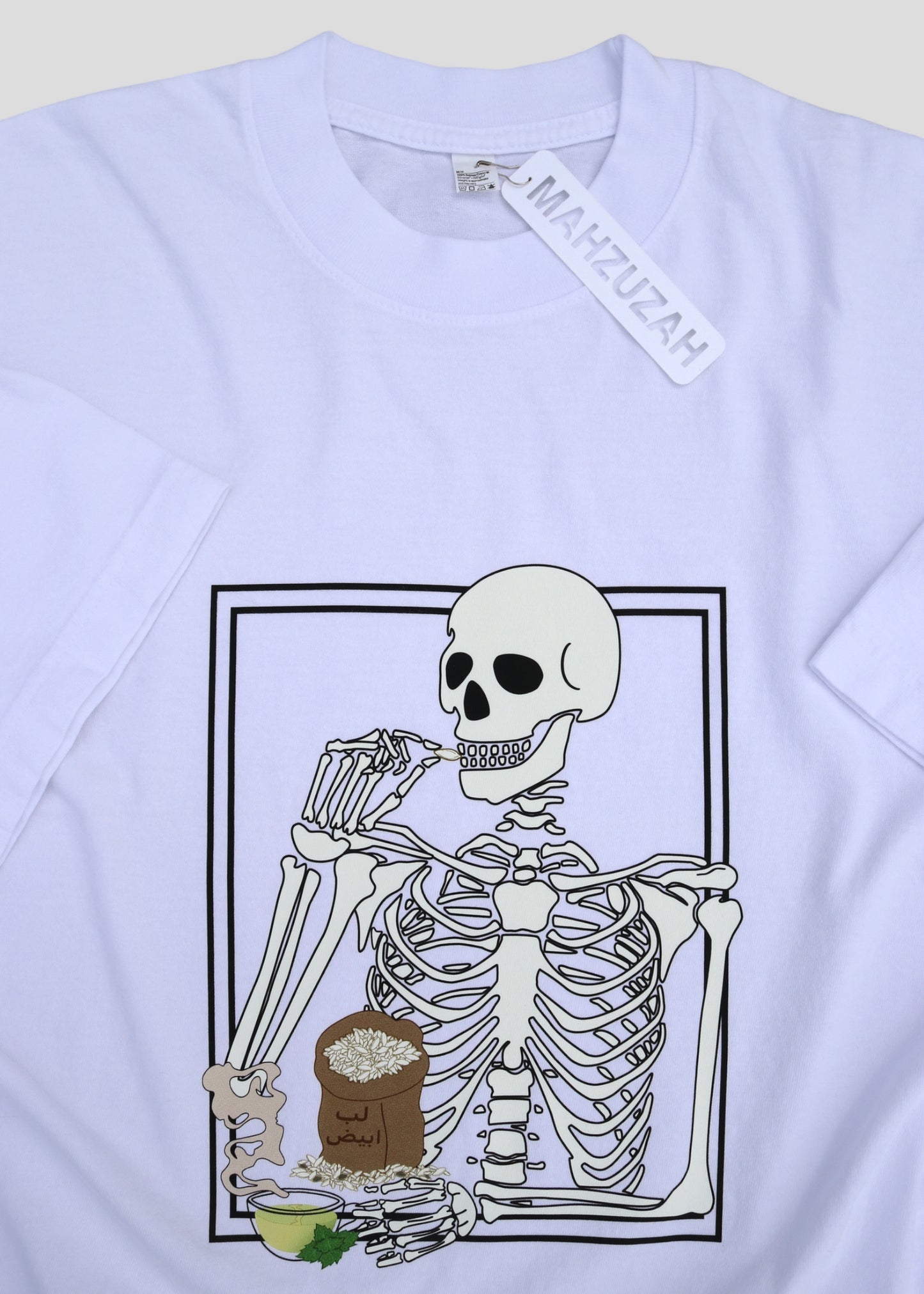 Skeleton Eating Lib (Pumpkin Seeds) T- Shirts