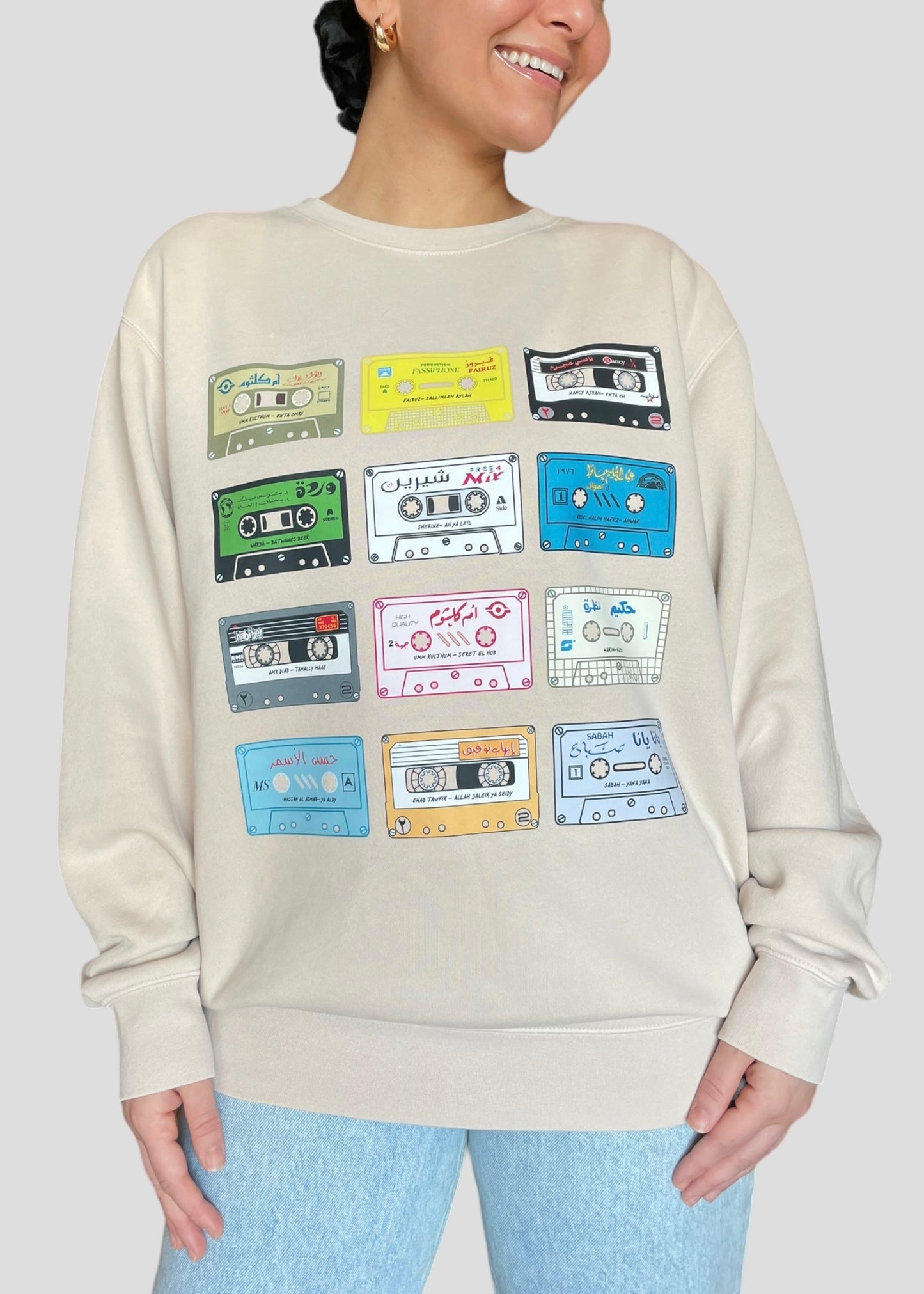 Arabic Cassette Collection Crewneck