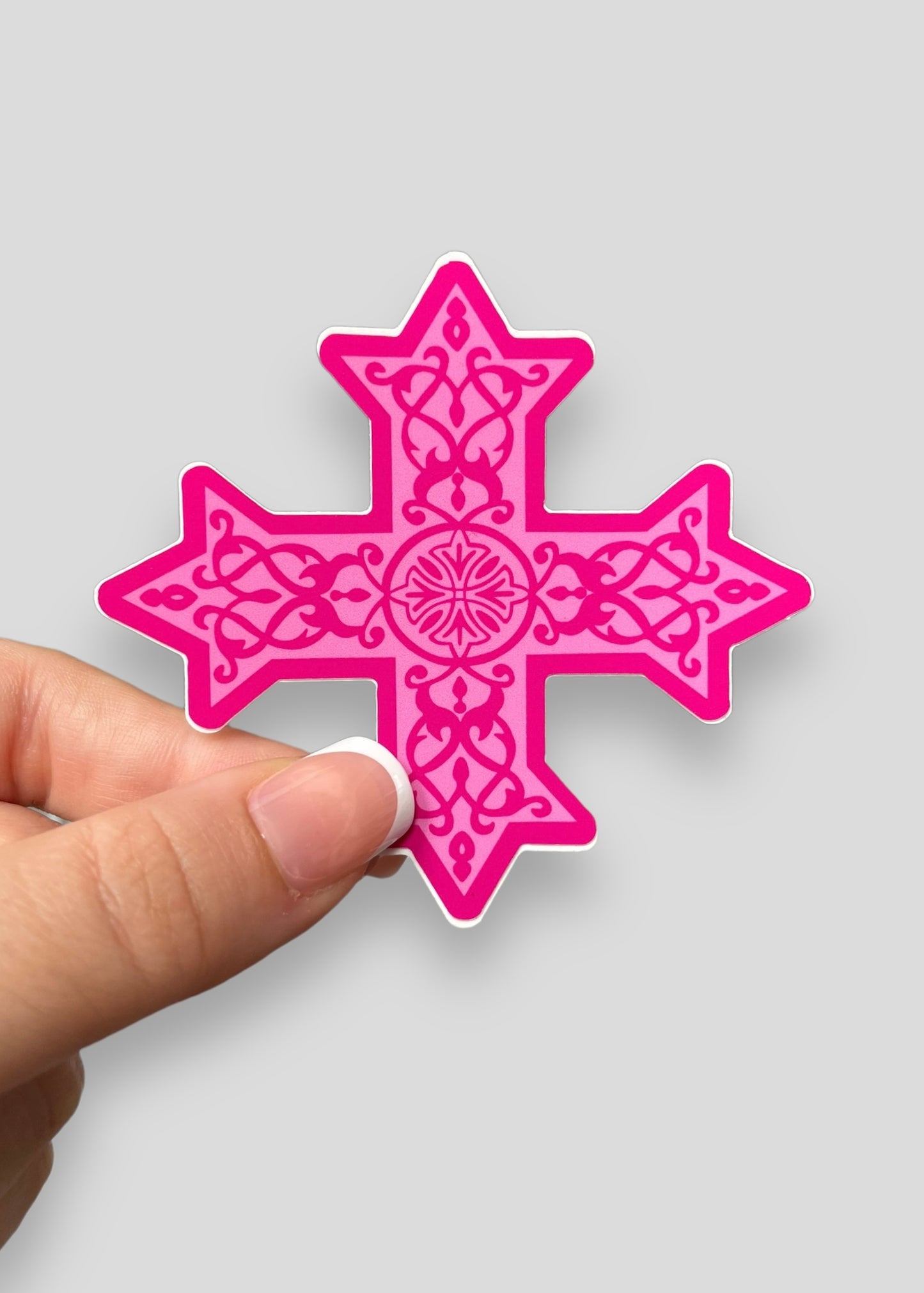 Coptic Cross Vinyl Sticker
