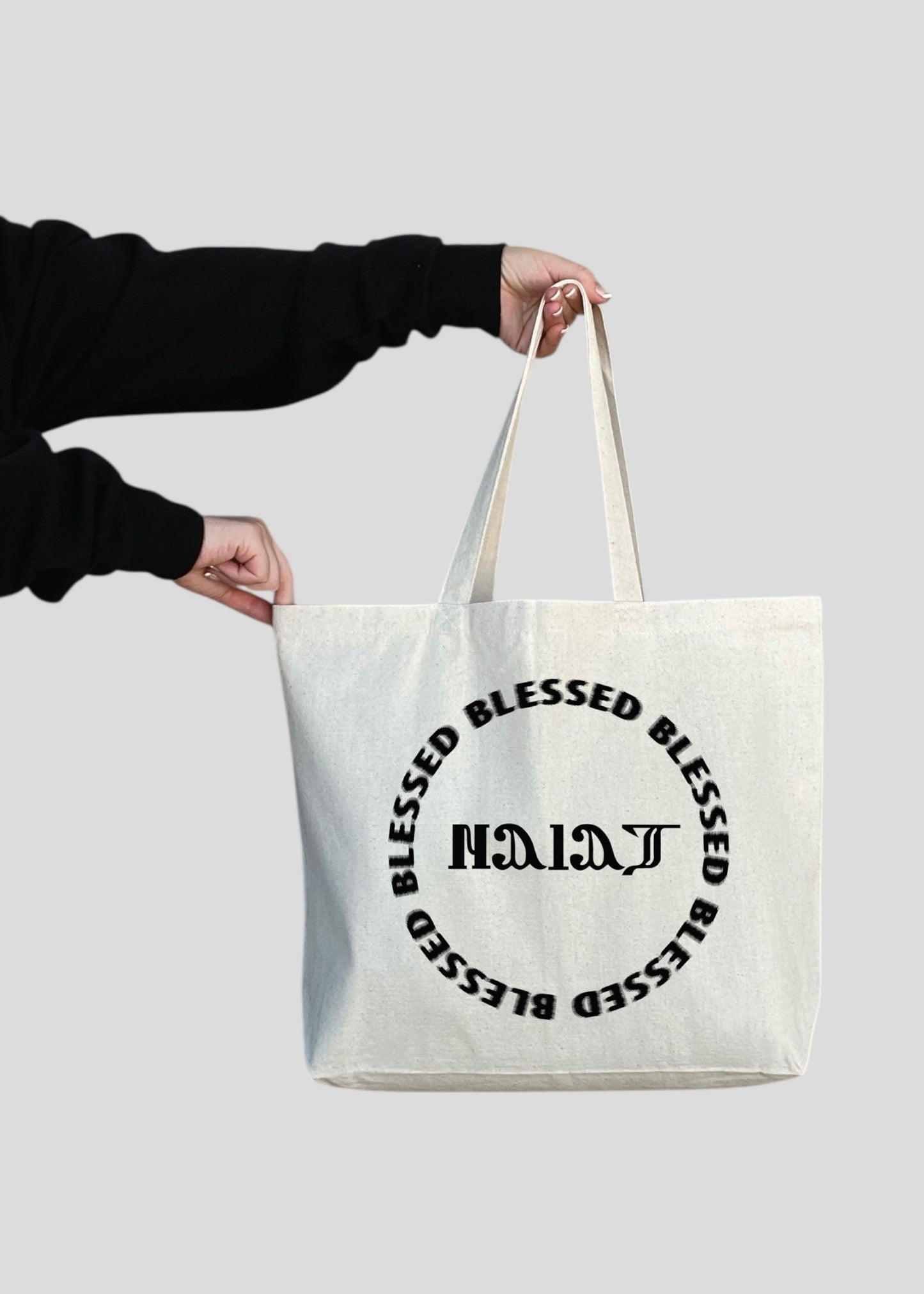 Customizable Coptic Blessed Jumbo Tote