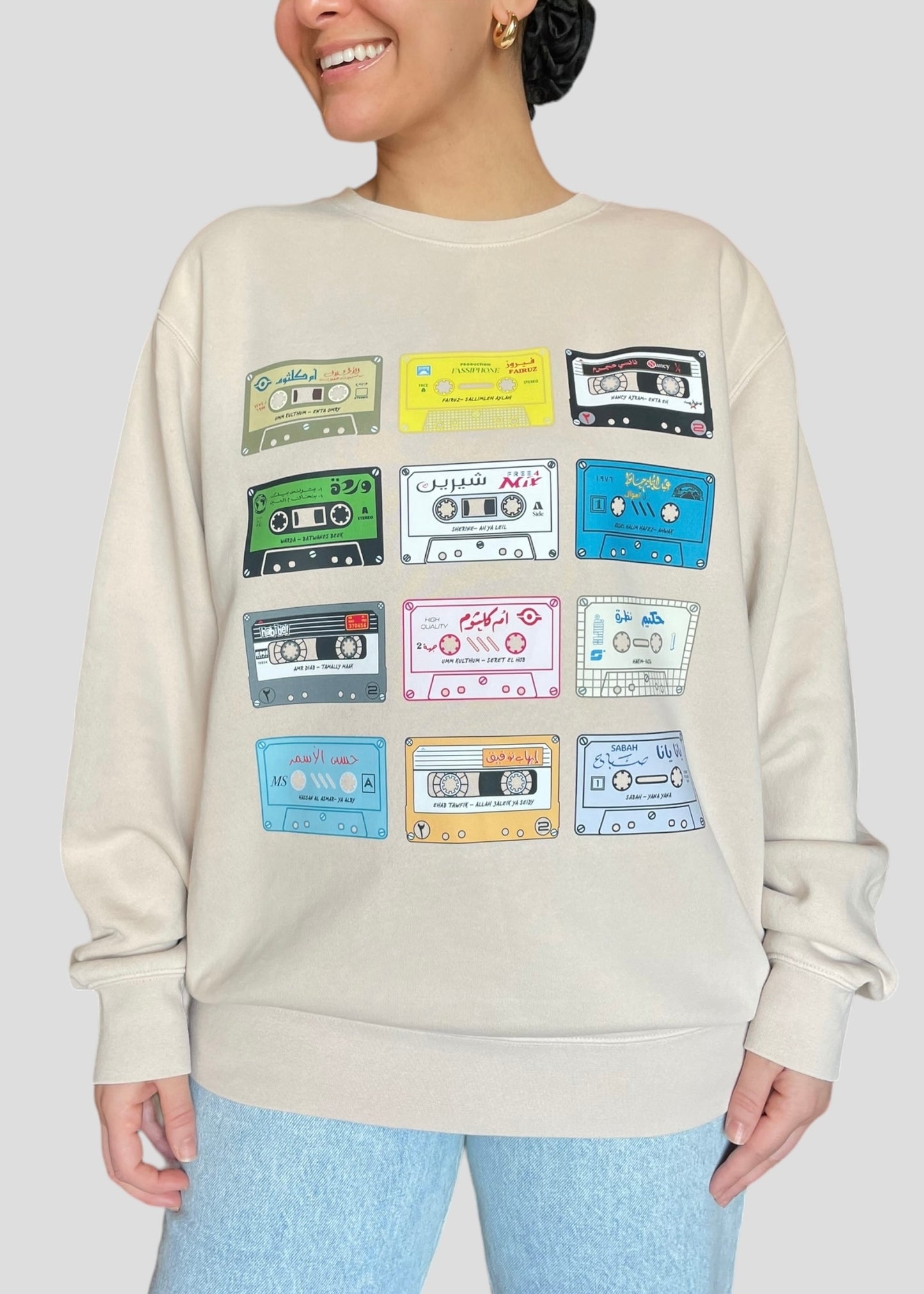 Arabic Cassette Collection Crewneck