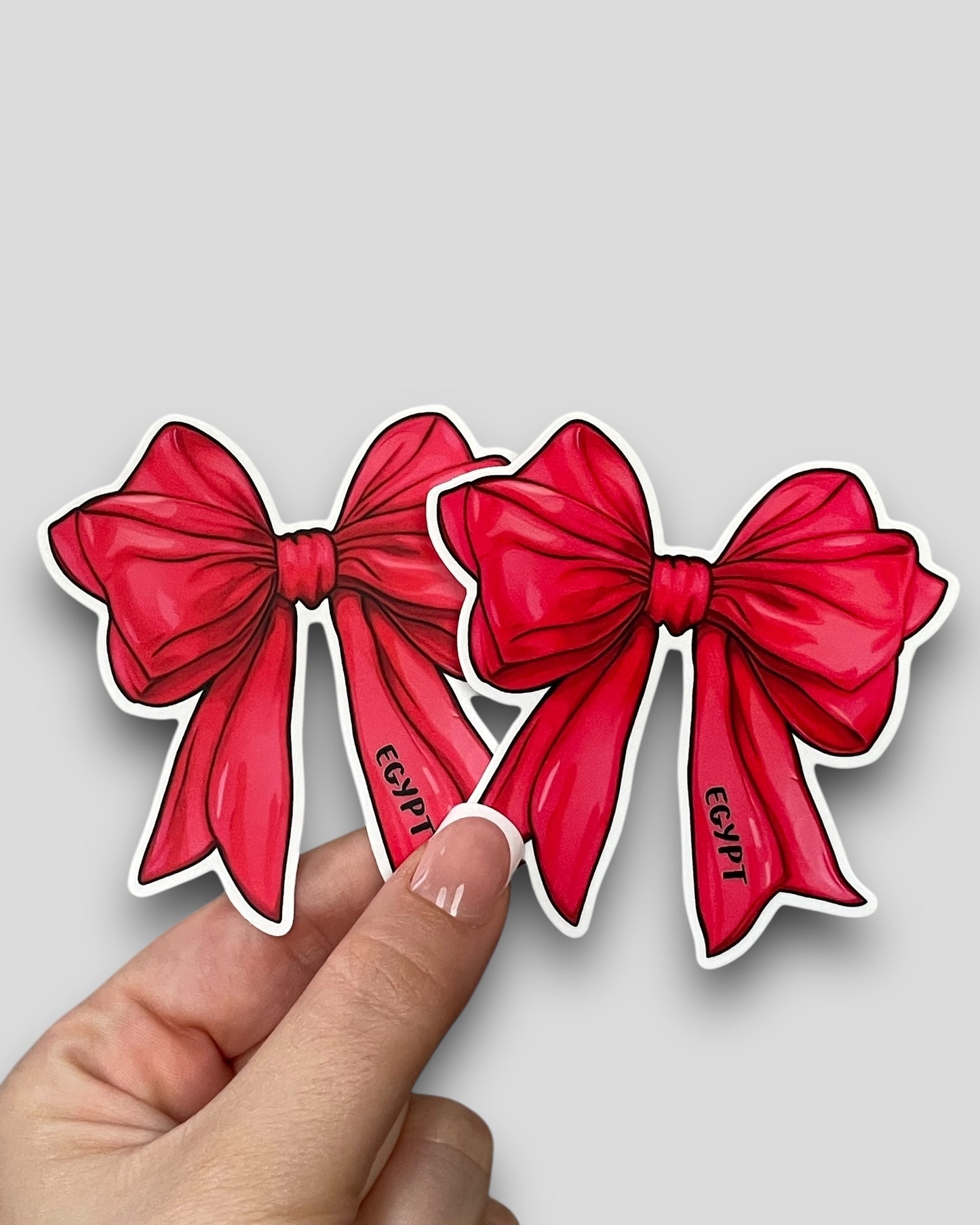 Egypt Bow Vinyl Sticker