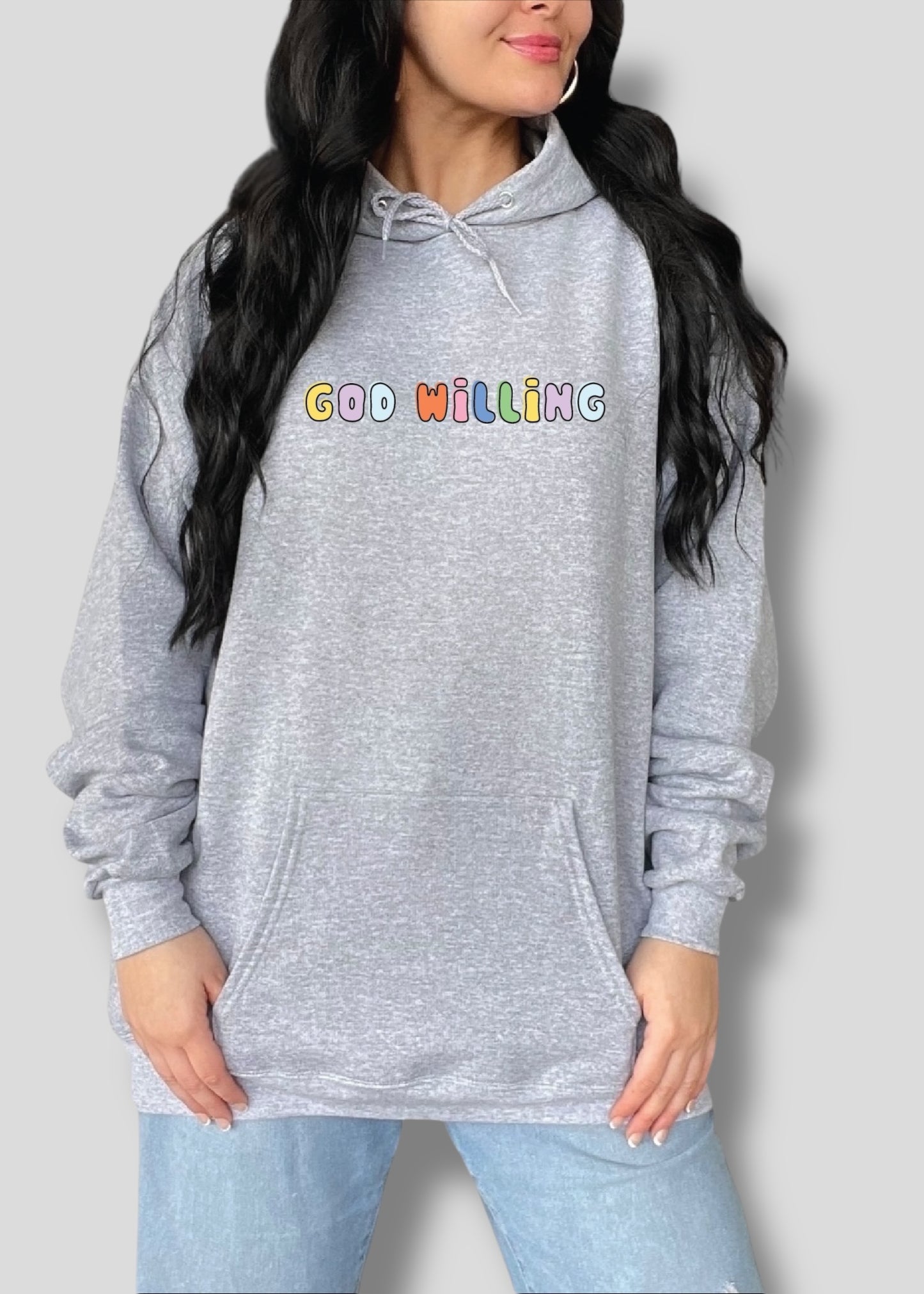 God Willing Doodle Sweatshirts