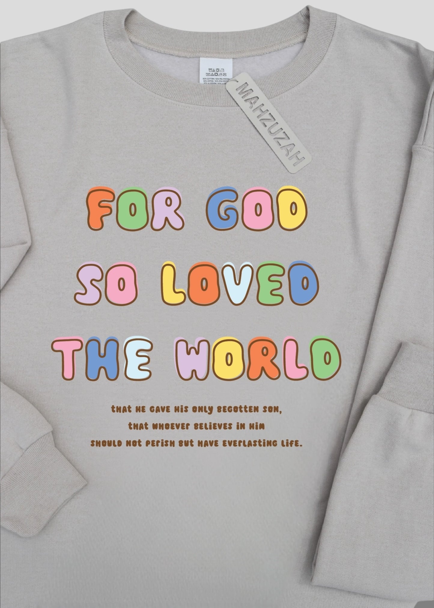 John 3:16-For God So Loved The World Doodle Sweatshirts