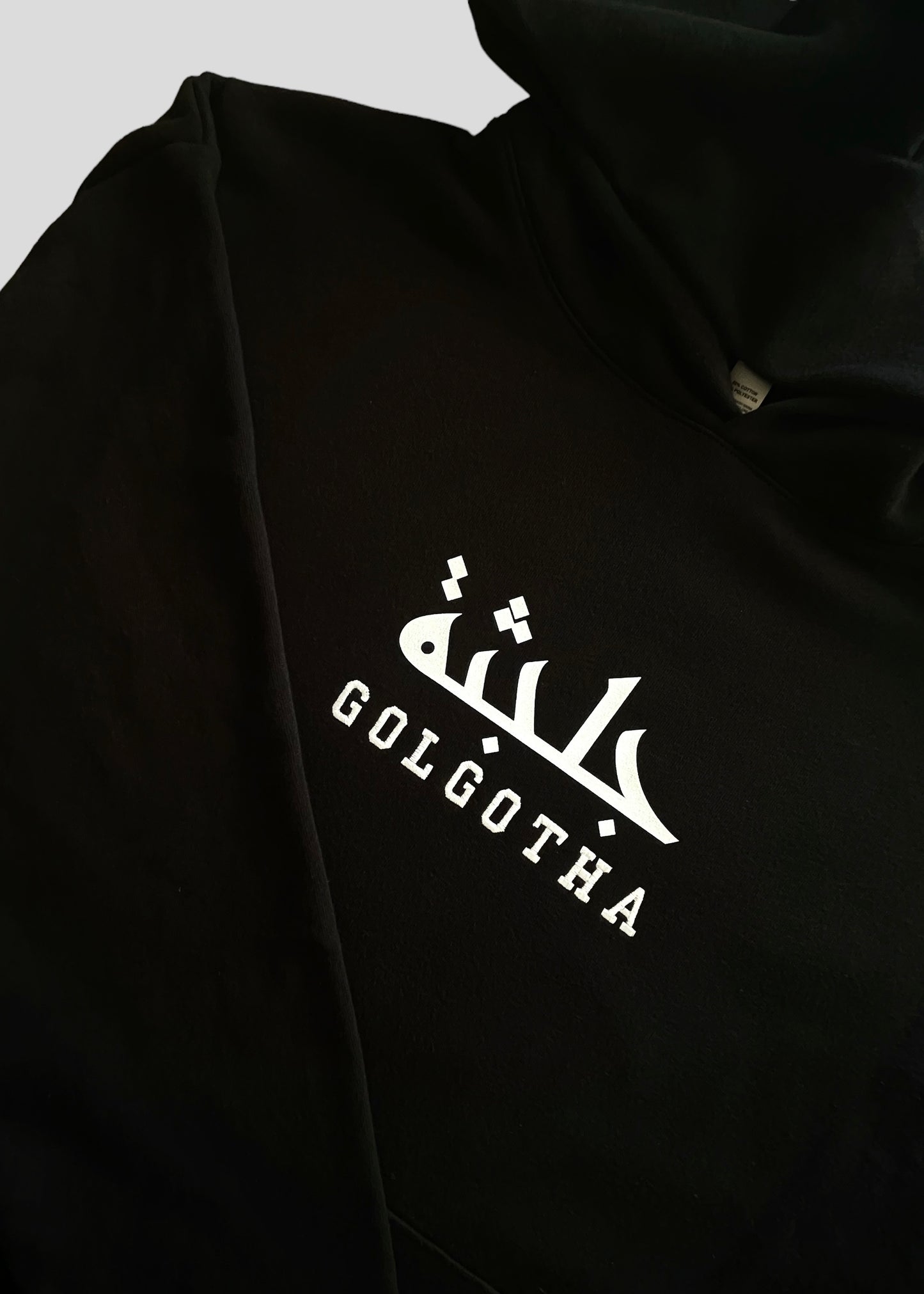 Embroidered and Printed Last Words of Christ Hoodies