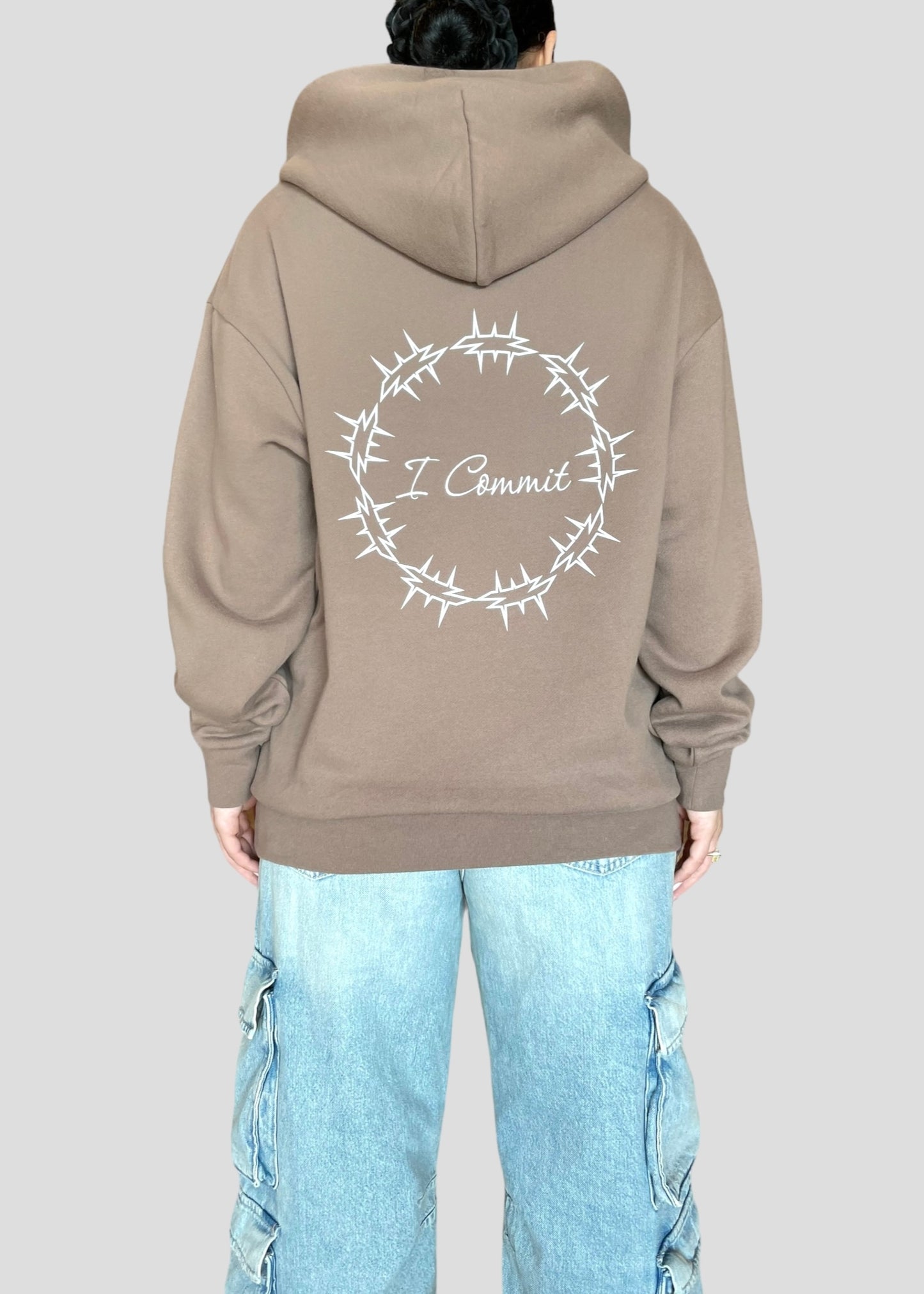 Embroidered and Printed Last Words of Christ Hoodies