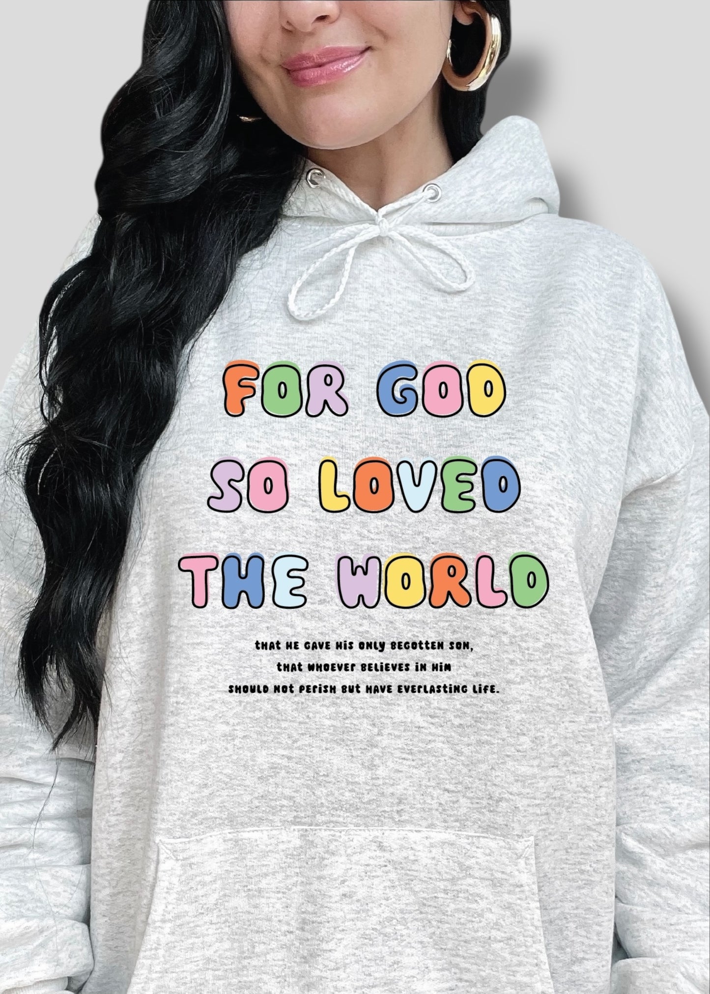John 3:16-For God So Loved The World Doodle Sweatshirts