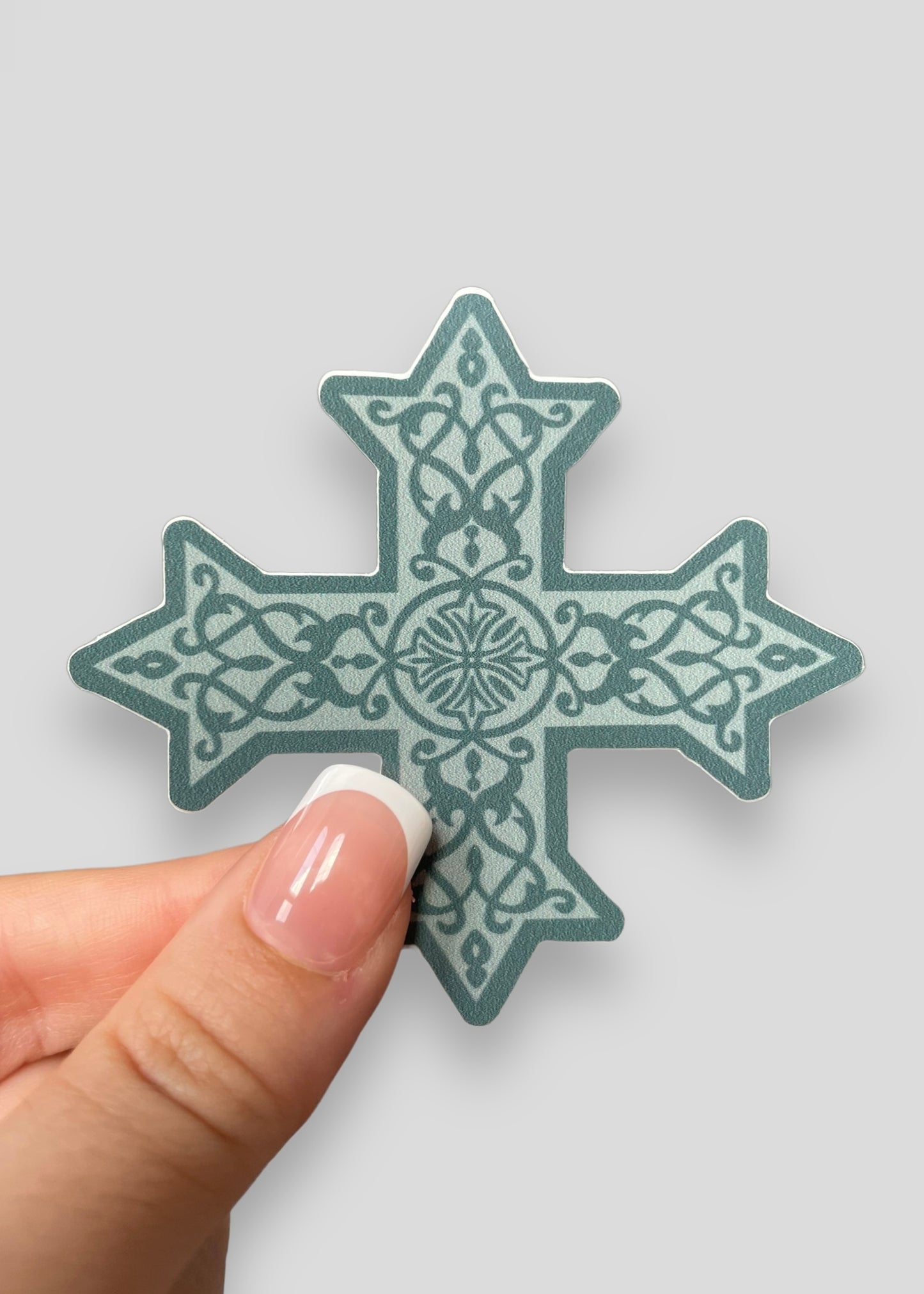 Coptic Cross Vinyl Sticker