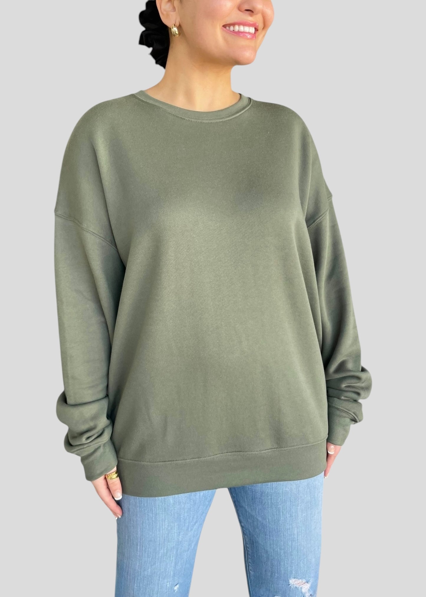 Embroidered Love Like Jesus Sweatshirts