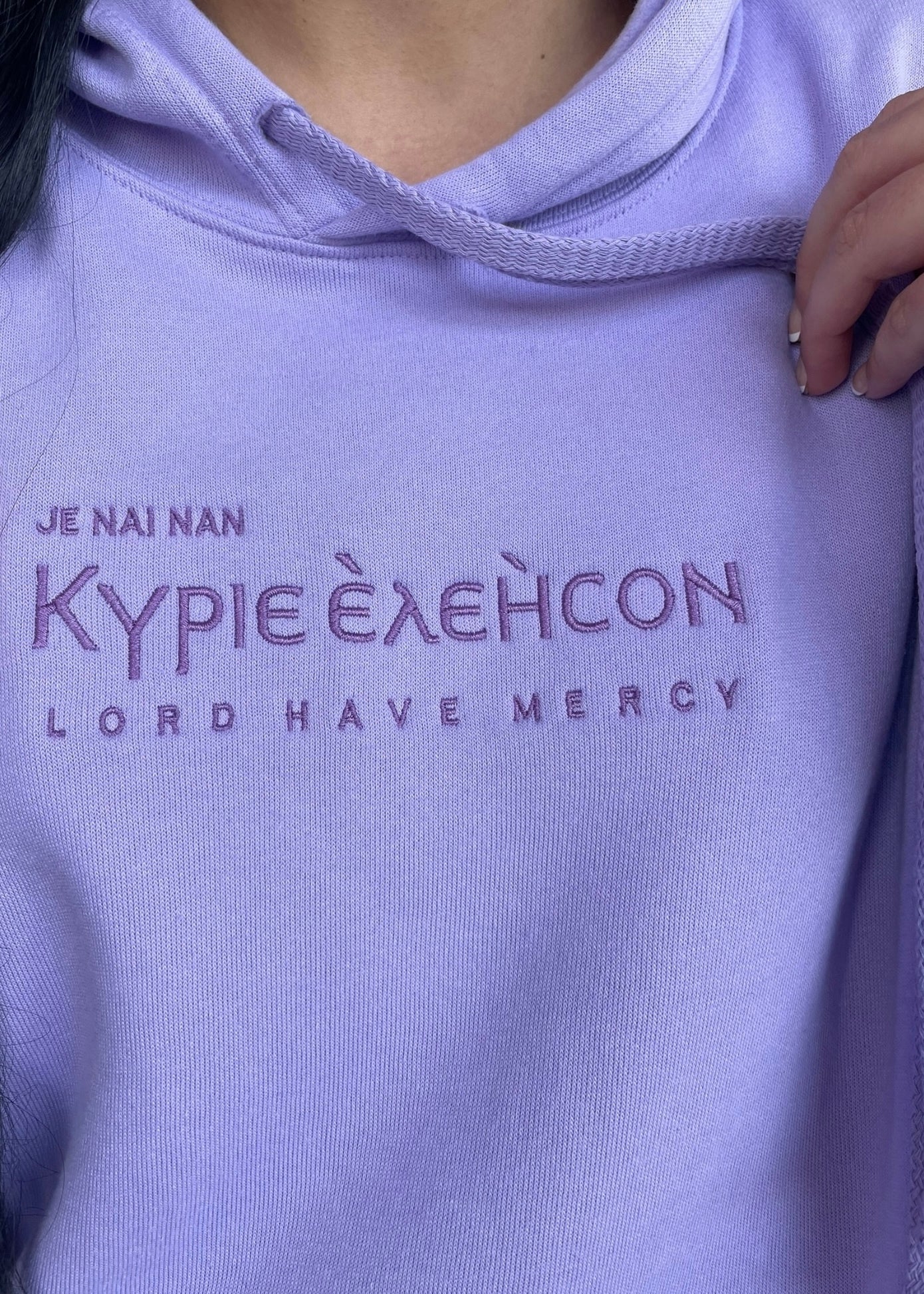 Embroidered Kyrie Eleison Sweatshirts
