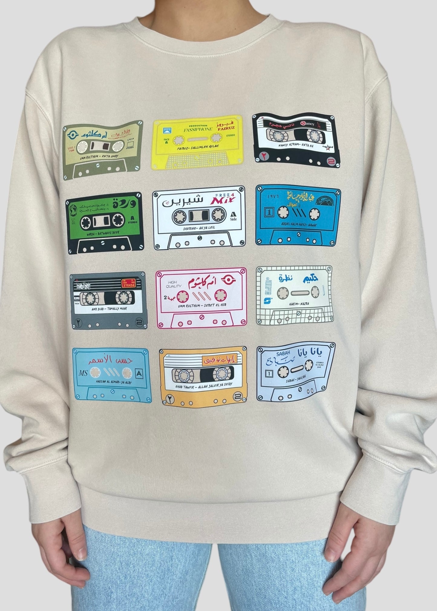 Arabic Cassette Collection Crewneck