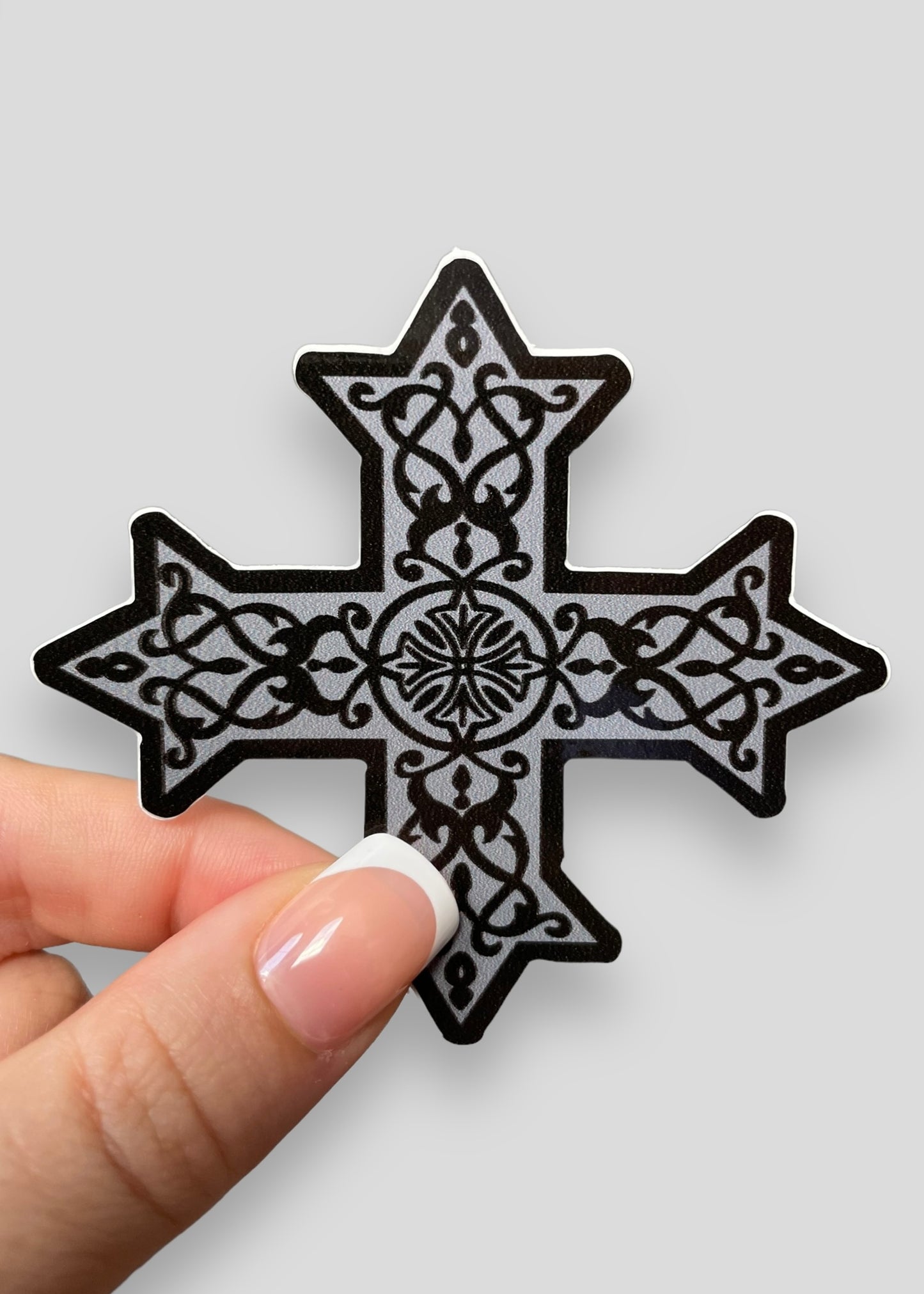 Coptic Cross Vinyl Sticker