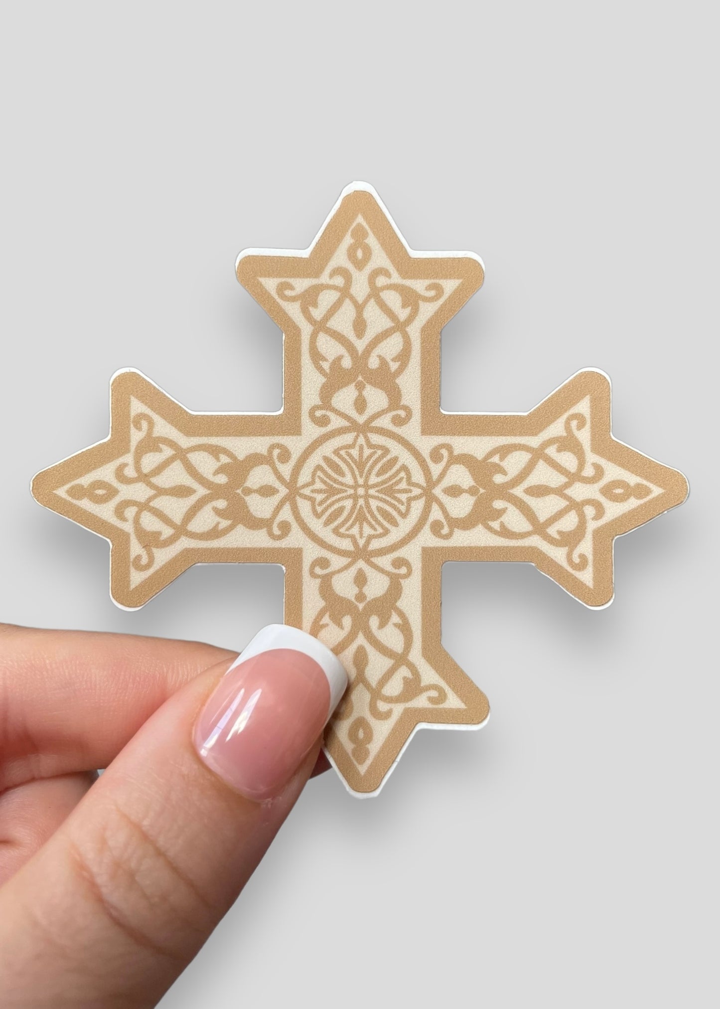 Coptic Cross Vinyl Sticker
