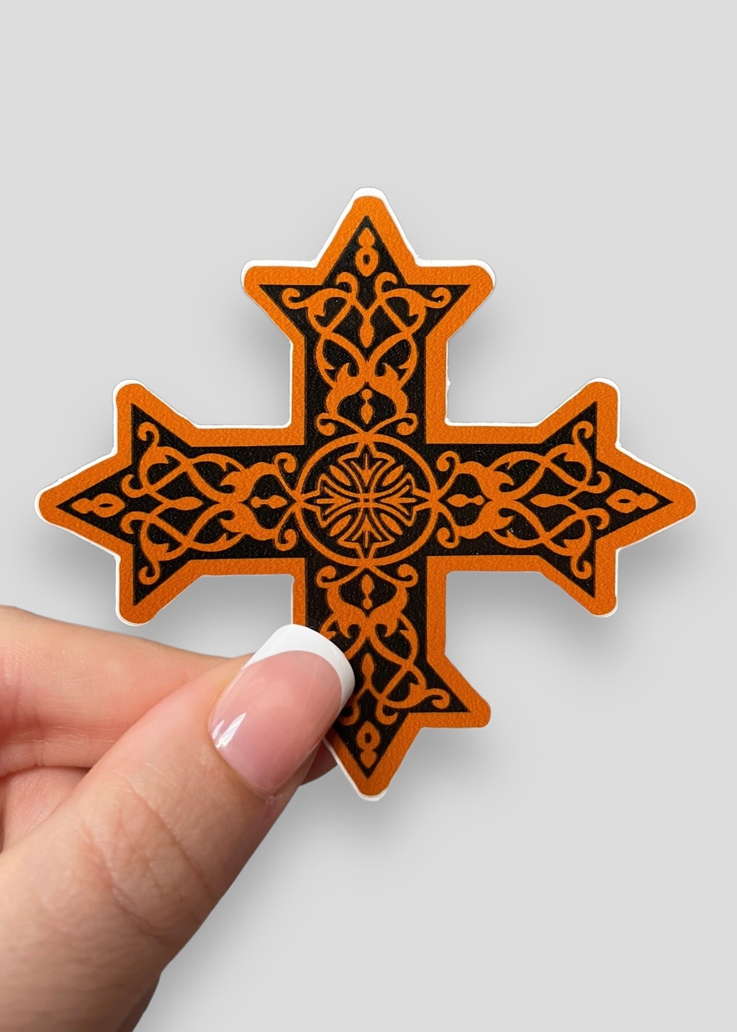 Coptic Cross Vinyl Sticker