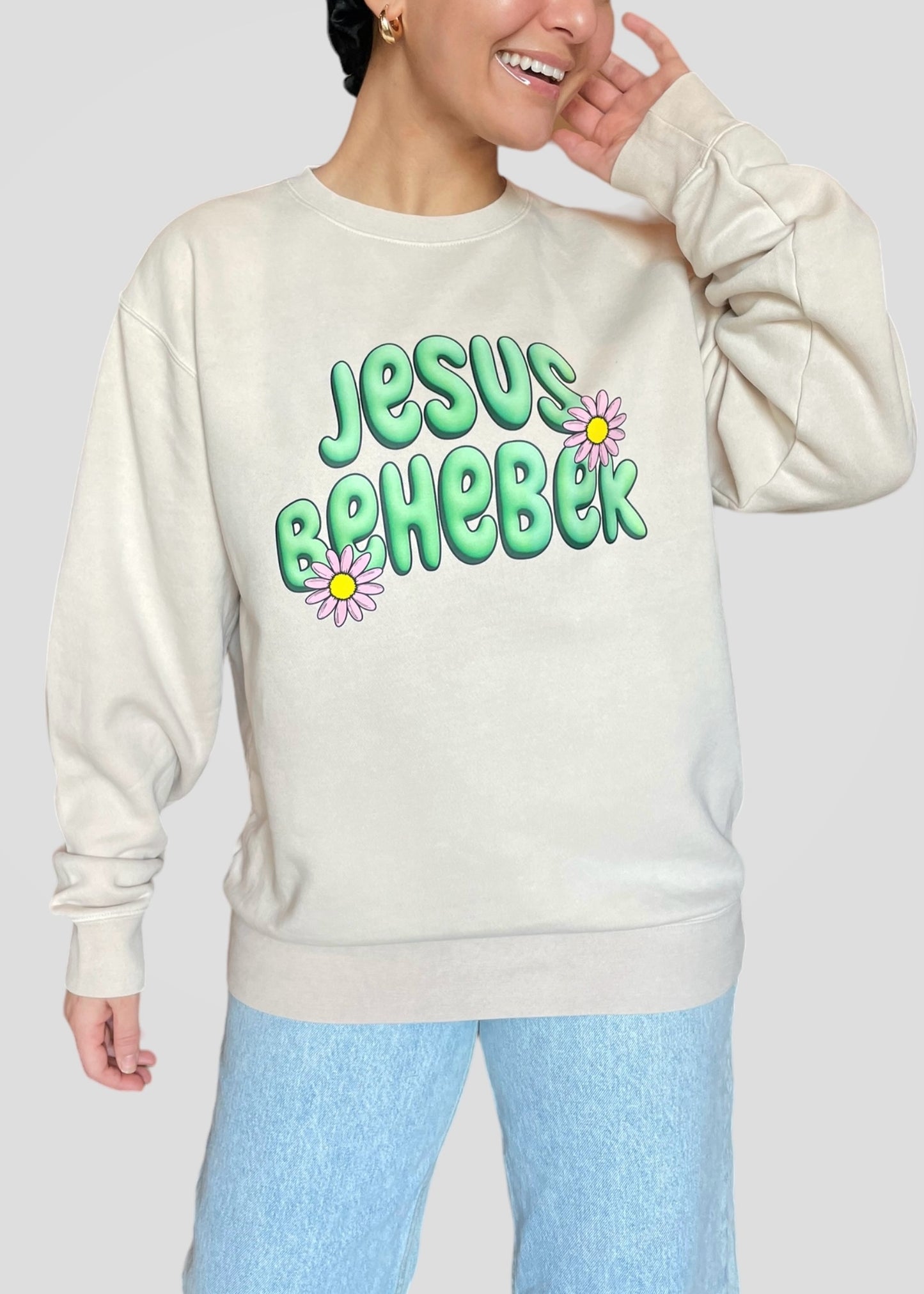 Daisy Jesus Behebek Sweatshirts