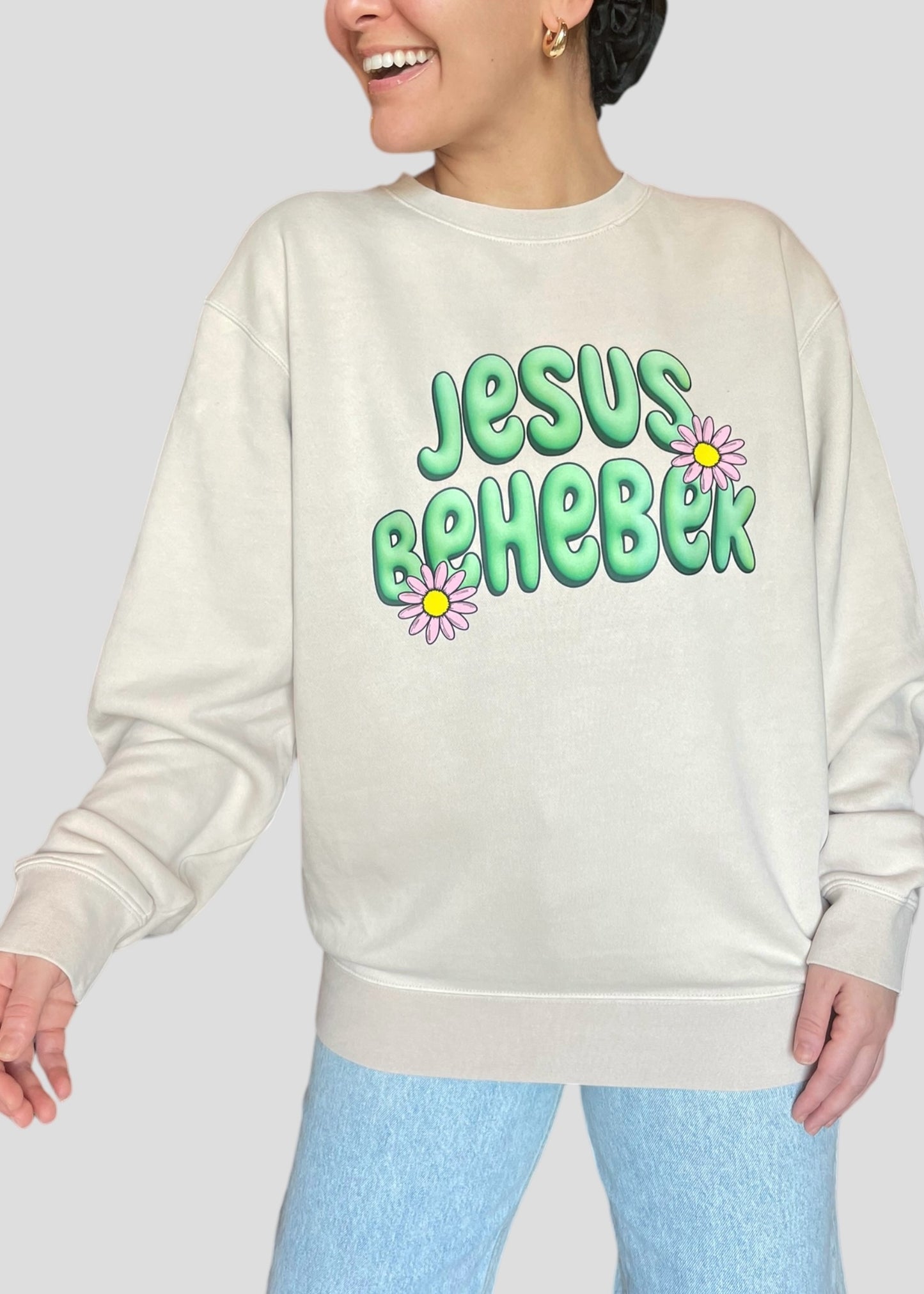 Daisy Jesus Behebek Sweatshirts