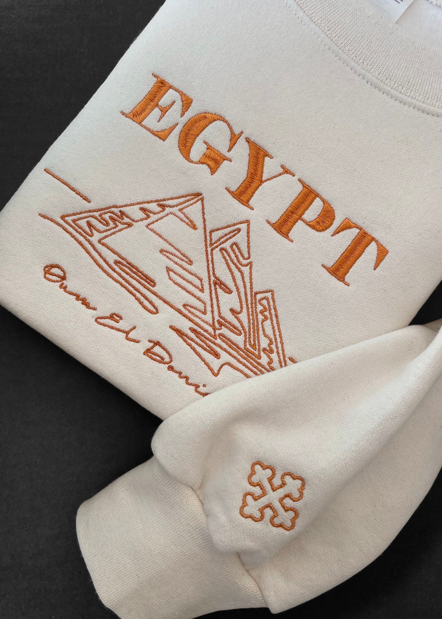 Embroidered Egypt Sweatshirts