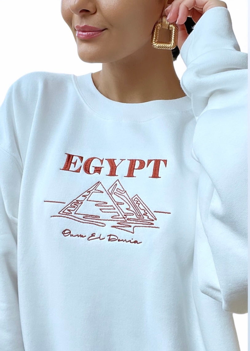 Embroidered Egypt Sweatshirts