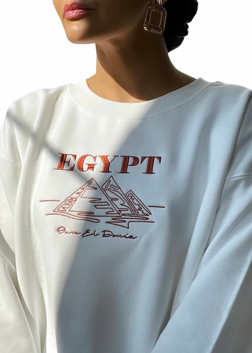 Embroidered Egypt Sweatshirts