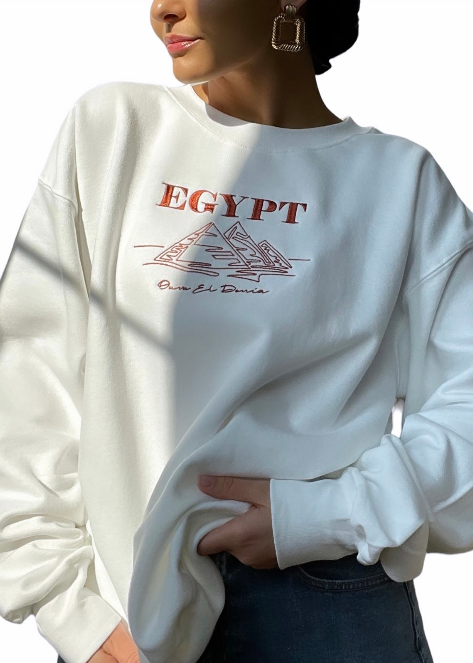 Embroidered Egypt Sweatshirts