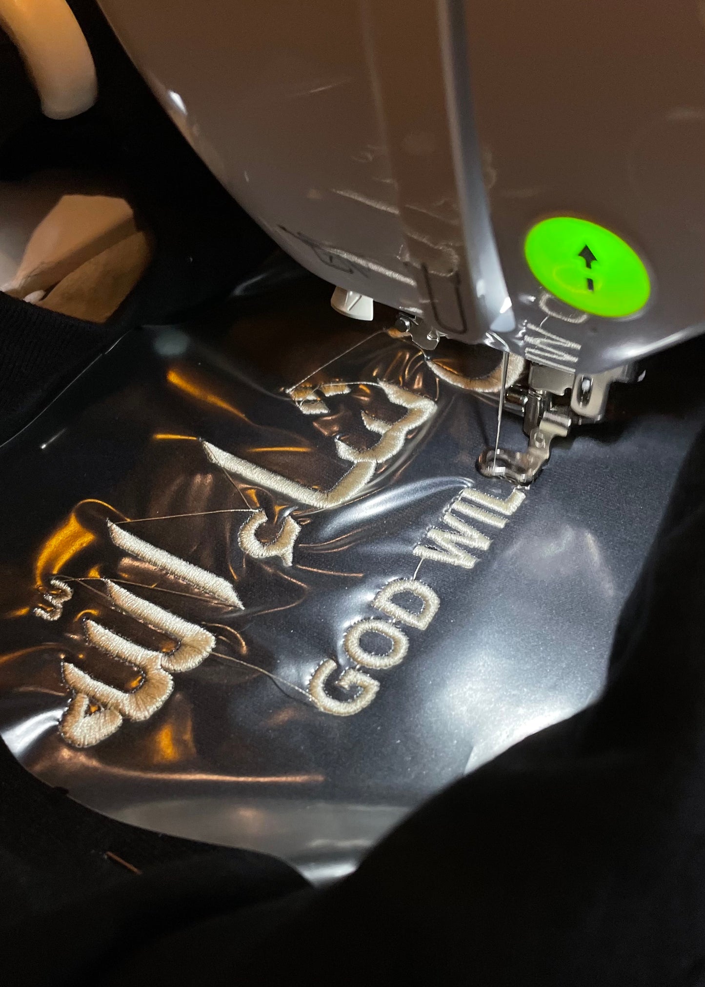 Embroidered Arabic and English God Willing/Inshallah Sweatshirts