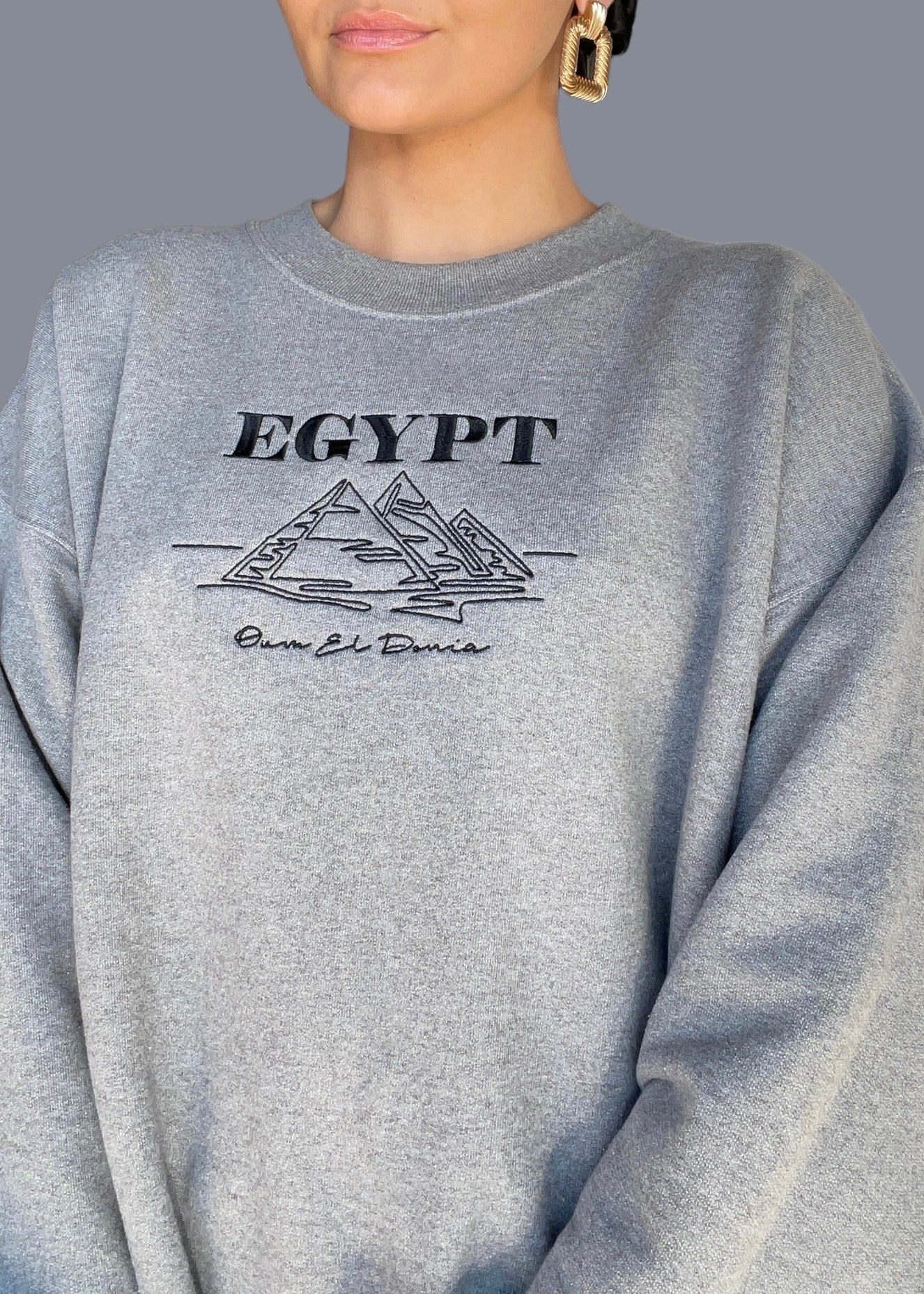 Embroidered Egypt Sweatshirts