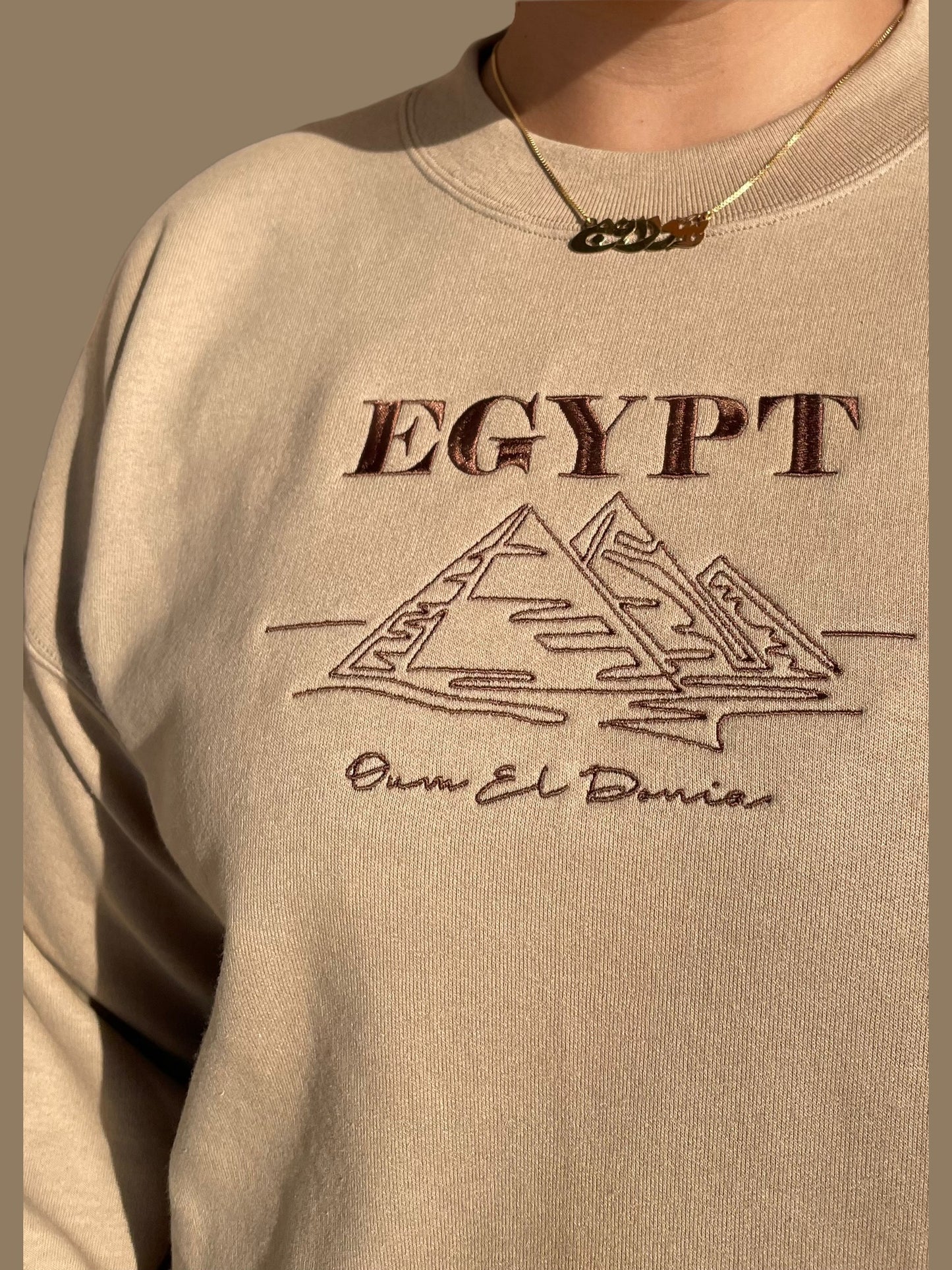 Embroidered Egypt Sweatshirts