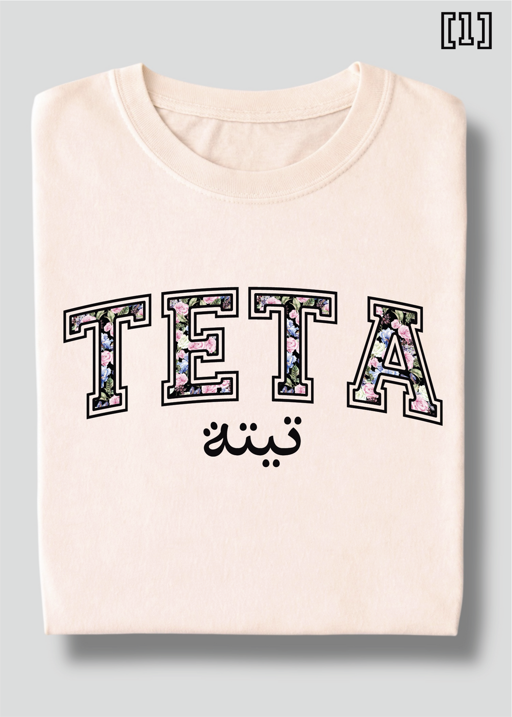 Floral Teta Tee