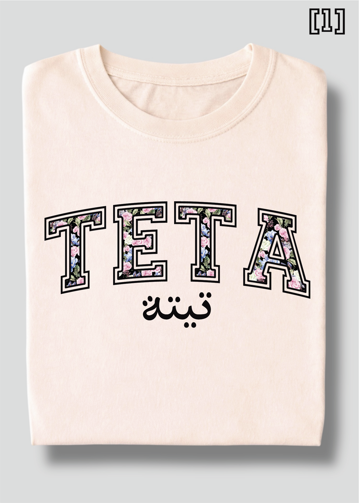 Floral Teta Tee