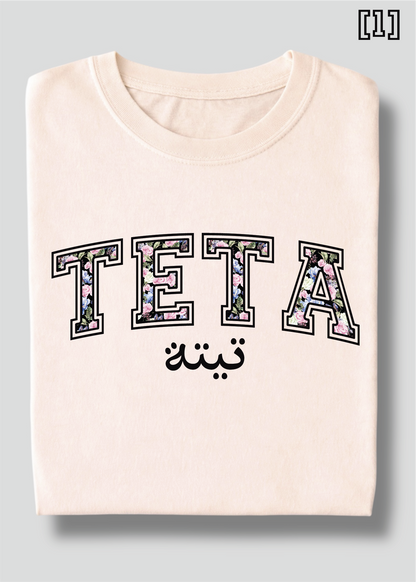 Floral Teta Tee