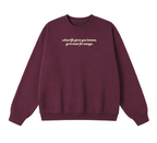 Embroidered When Life Gives You Lemons, Go To Masr For Manga Crewneck