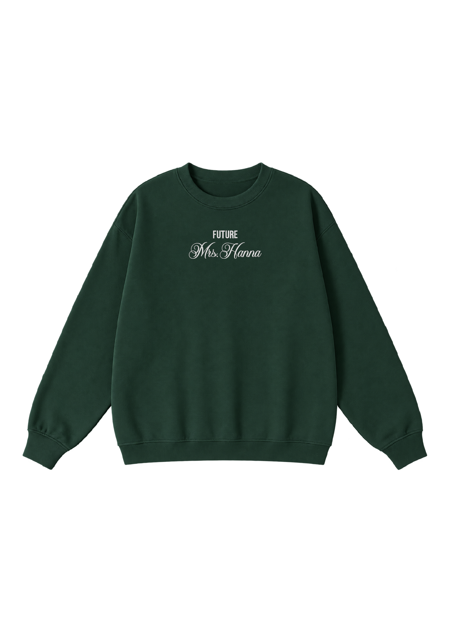 Embroidered Custom Future Mrs. Crewneck