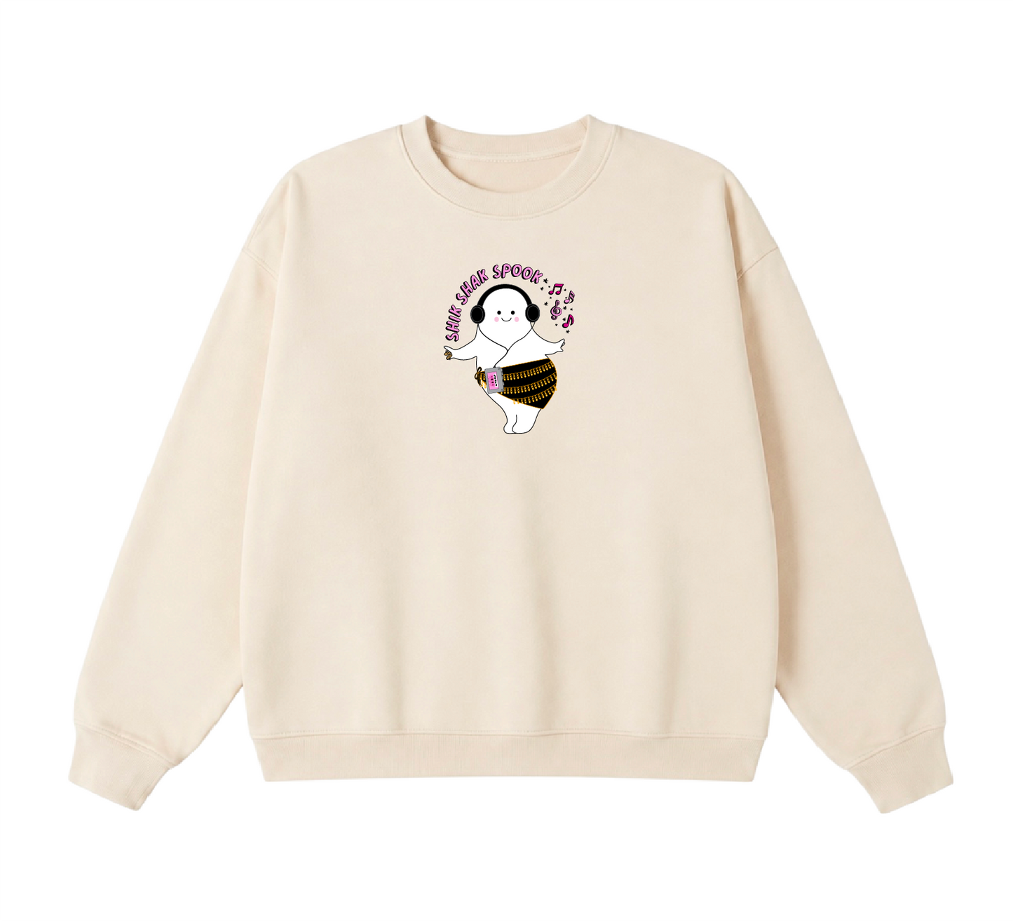 Shik Shak Spook Belly Dancing Ghost Crewneck