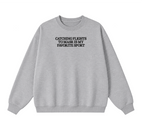 Embroidered Catching Flights to Masr is My Favorite Sport Crewneck