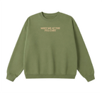 Embroidered Meet Me at the Ful Cart Crewneck