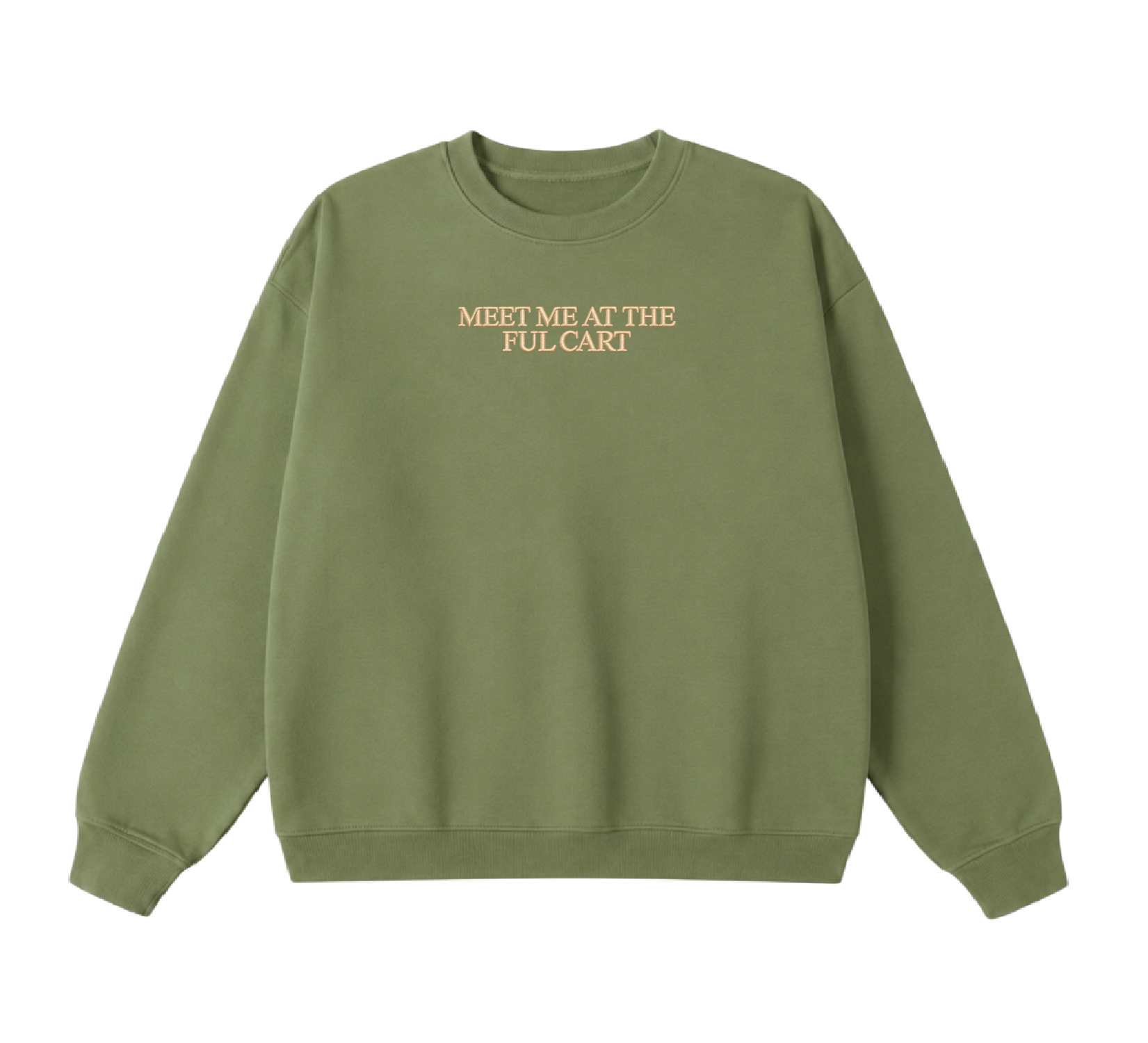 Embroidered Meet Me at the Ful Cart Crewneck