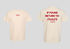 If Found Return to Masr Tee