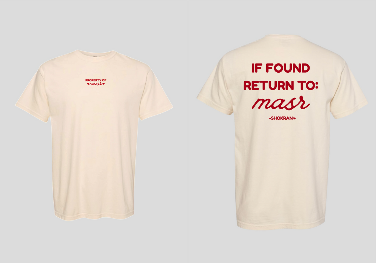 If Found Return to Masr Tee