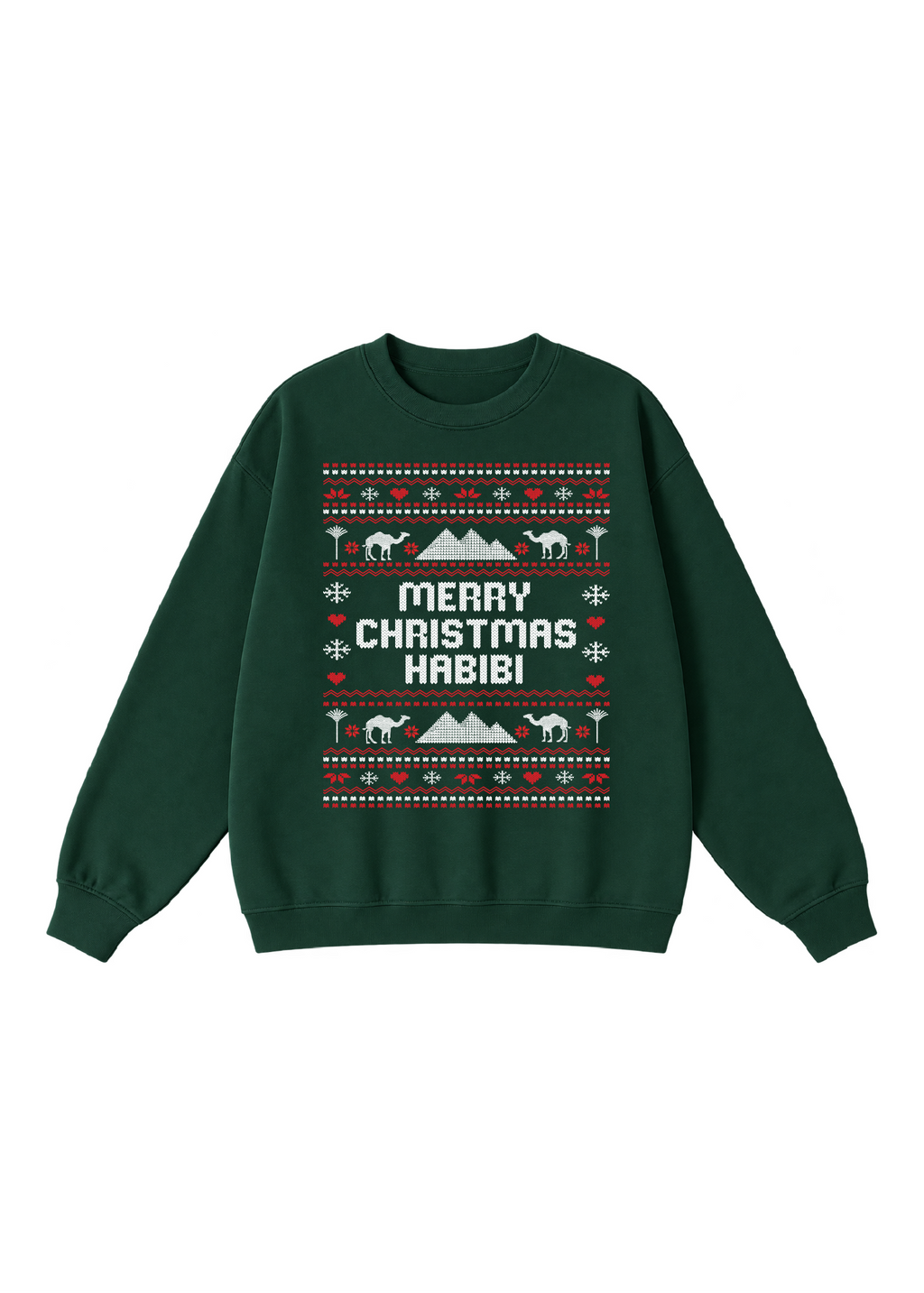 Merry Christmas Habibi - Ugly Christmas Crewneck