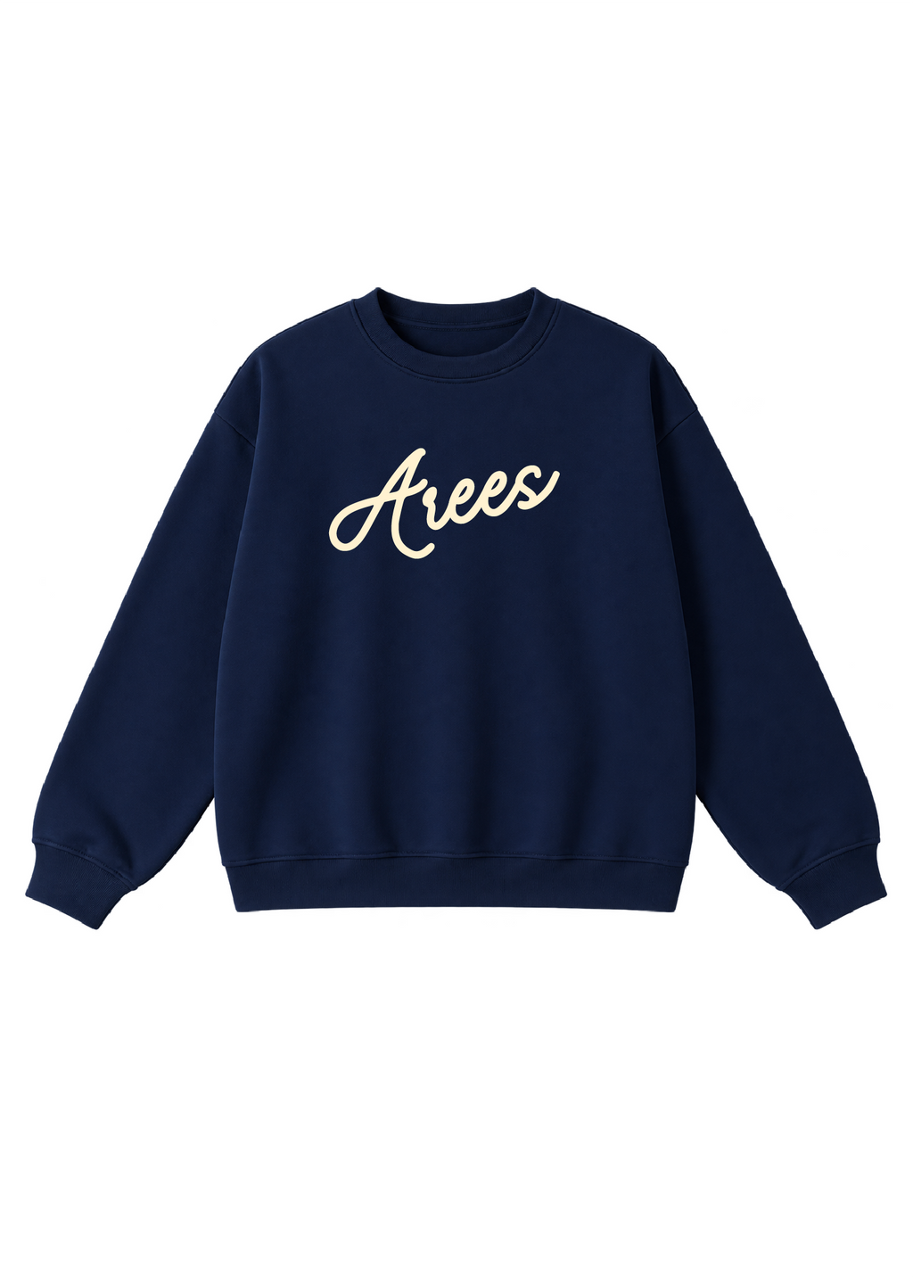 Arees Cursive Script Crewneck